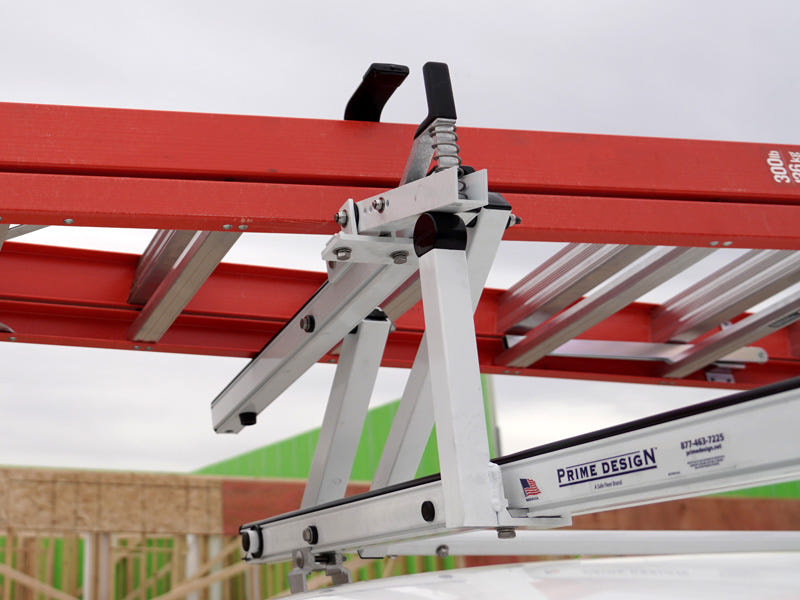 Prime Design ErgoRack Base - Rotation Rack, Mid & High Roof Ford Transit, 72 IN Crossbars - BR-FT-72-M