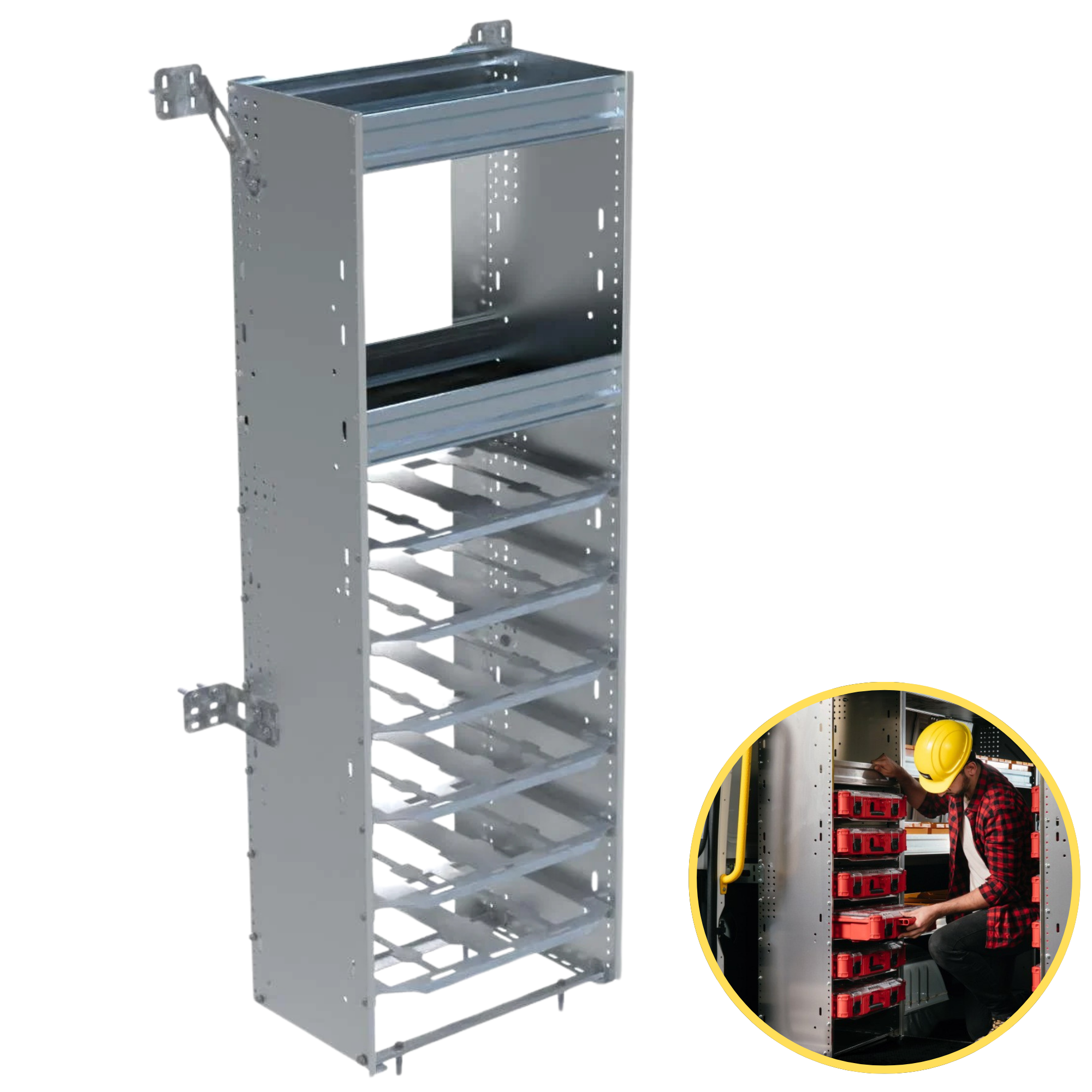 Partskeeper Cabinet for Milwaukee Packout Organizers, 62.5" - C5-MA20-6