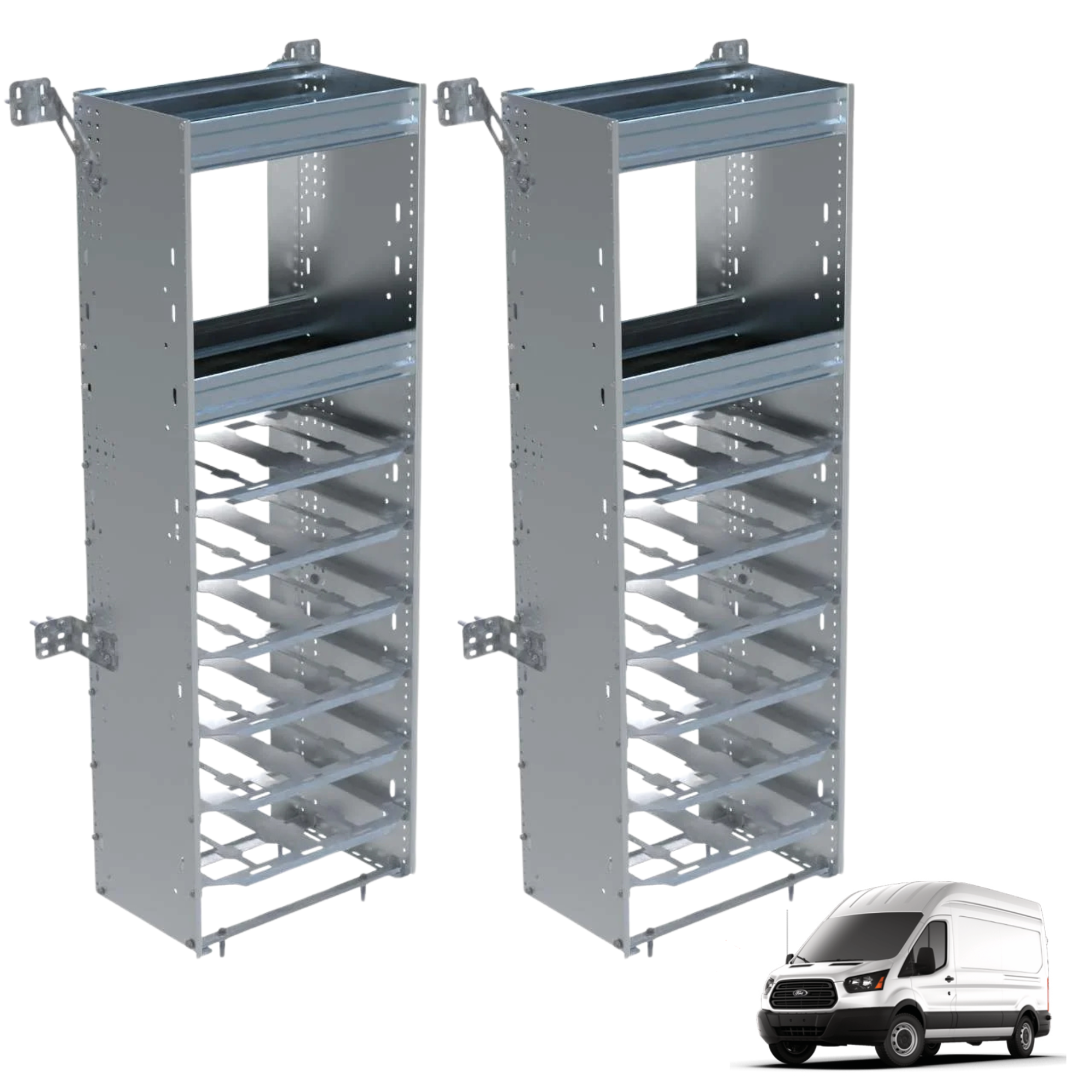 Partskeeper Cabinet for Milwaukee Packout Organizers, 62.5" - C5-MA20-6 (Set of 2)