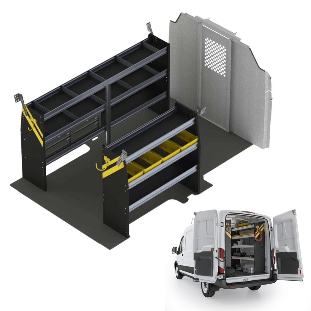 
                      
                        Mobile Service & Plumbing Van Shelving Package, Ford Transit Low Roof – FTL-16
                      
                    