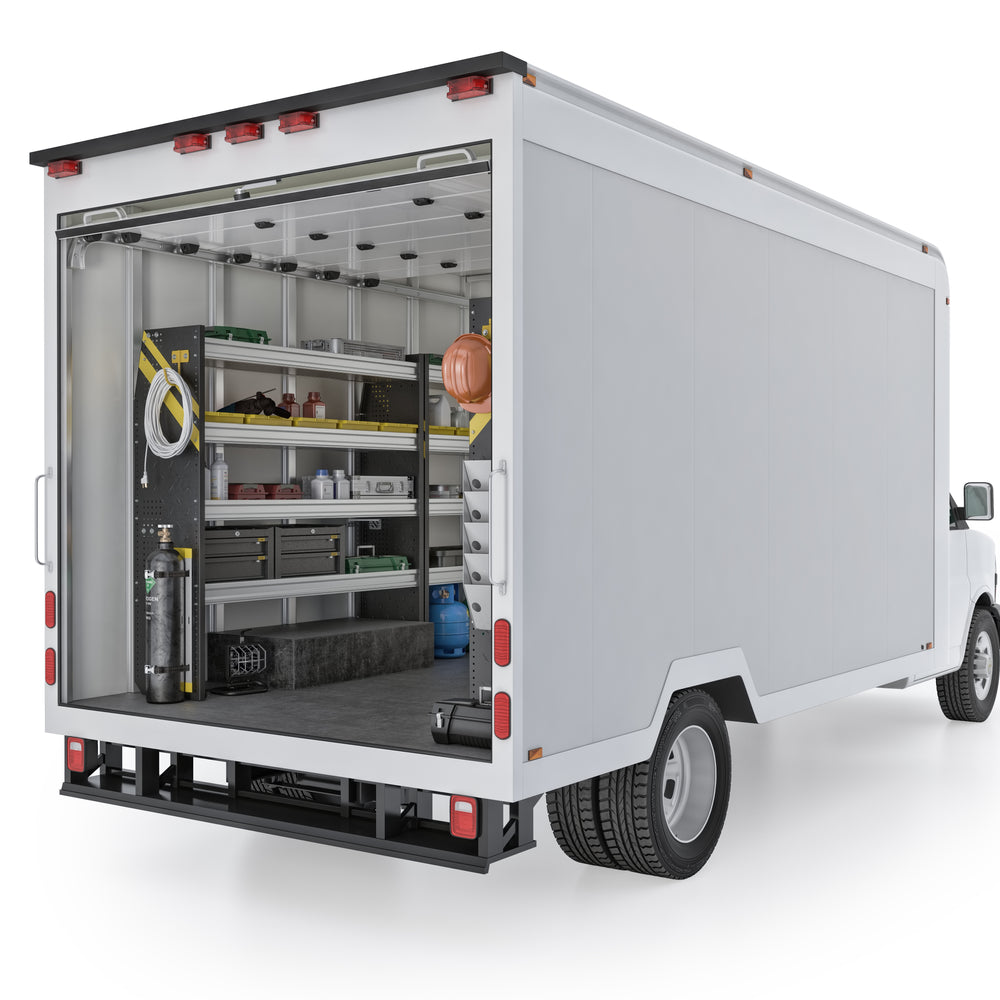 
                      
                        HVAC Van Shelving Package, 10′ Box Truck/Enclosed Trailer – BTS-12
                      
                    