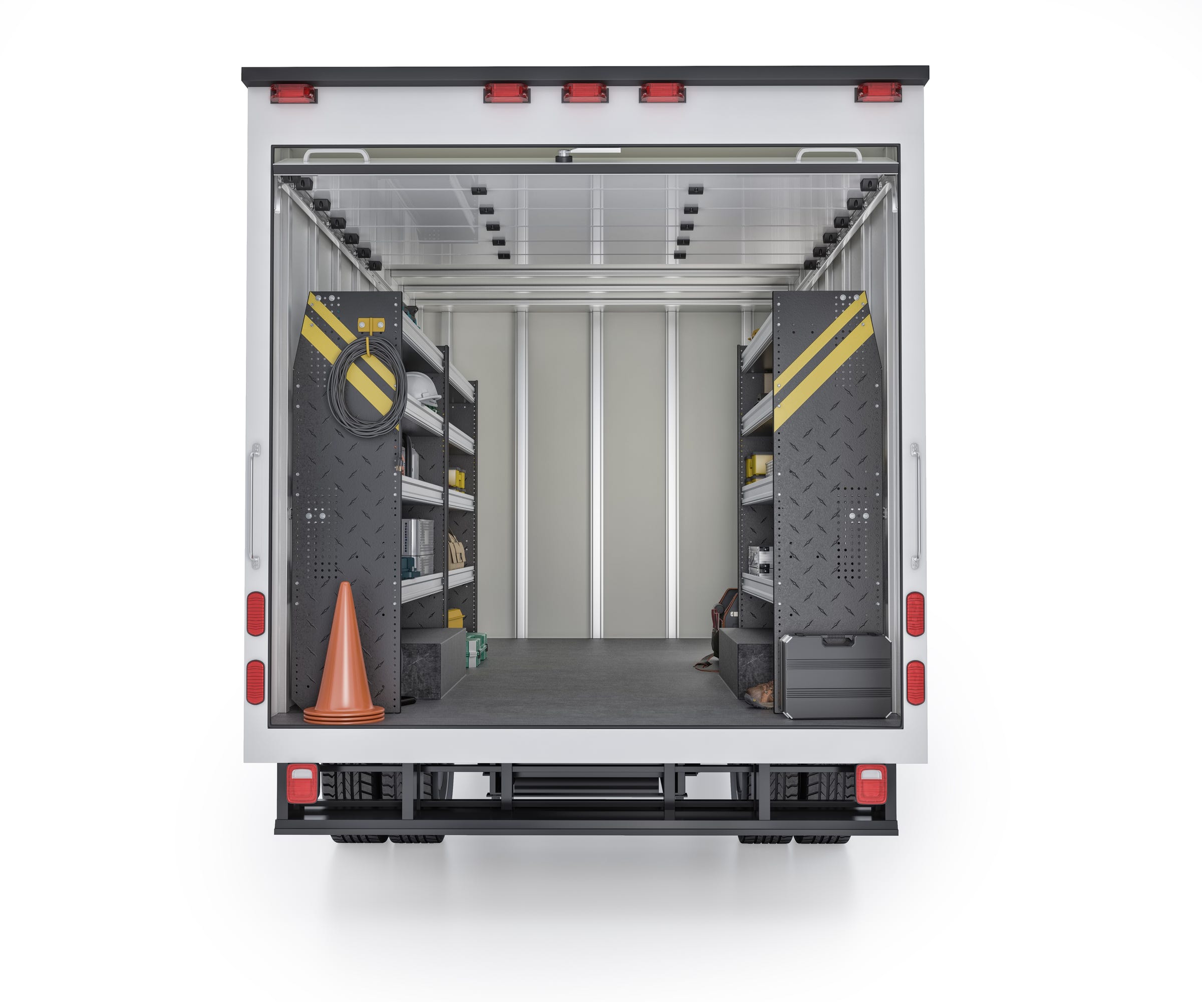 Contractor Van Shelving Package, 10′ Box Truck/Enclosed Trailer – BTS-10
