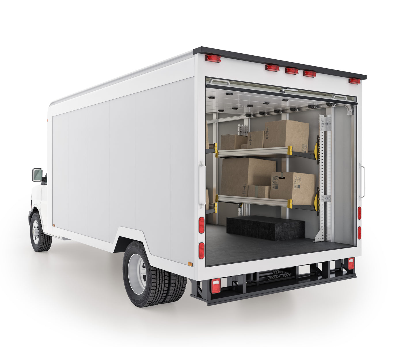 Delivery Van Shelving Package, 10′ Box Truck/Enclosed Trailer – BTS-19