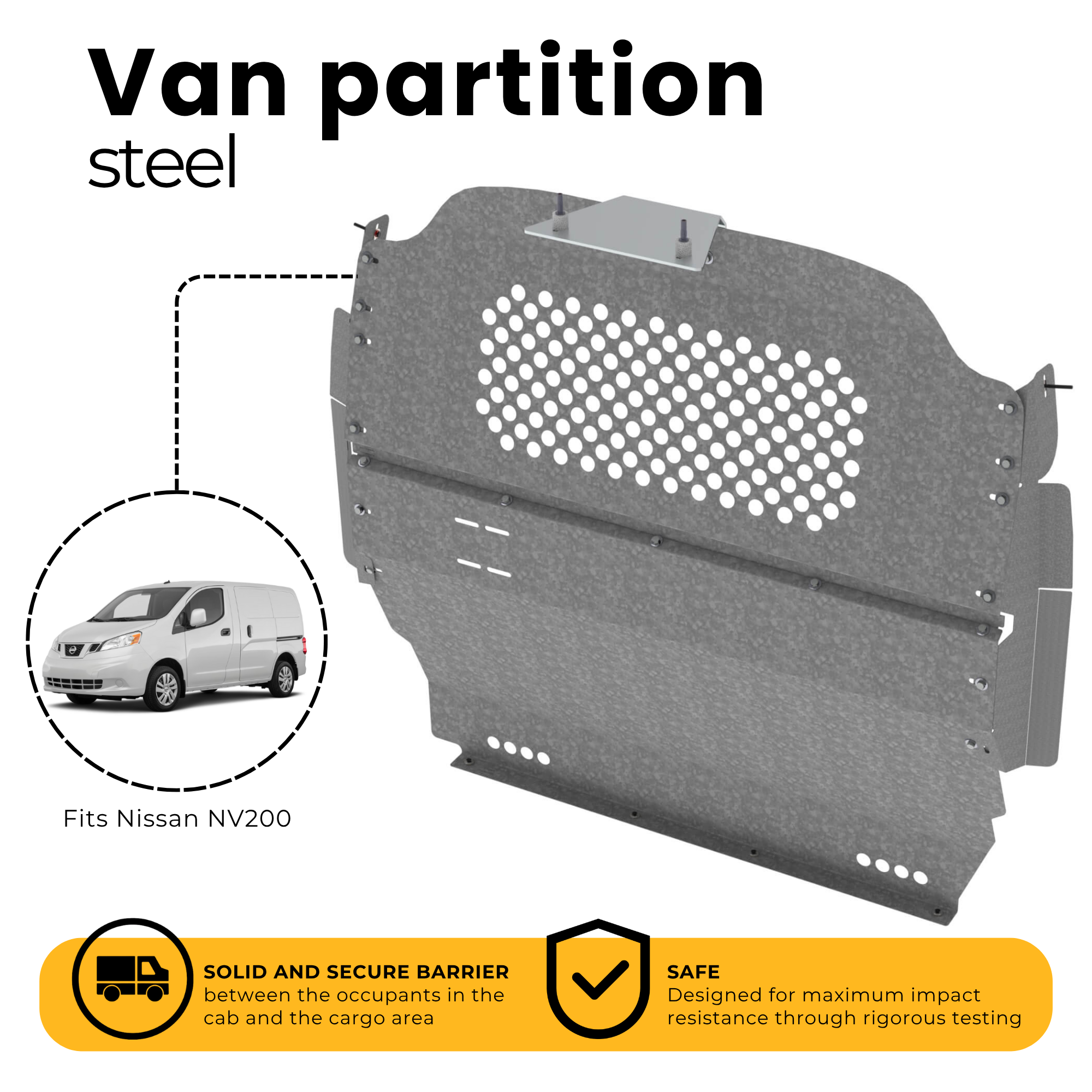 Van Partition, Contoured, Nissan NV200 – C10-W
