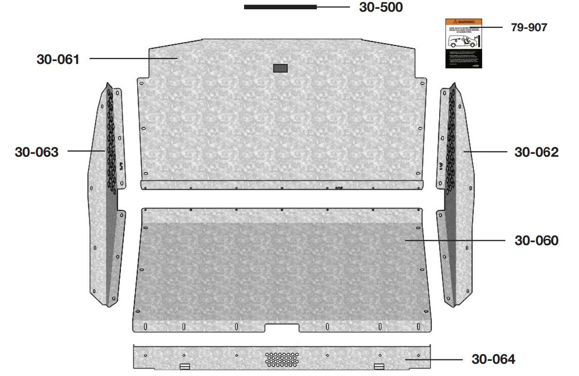 Van Partition, Contoured, Solid, Ram ProMaster City – C12-PC