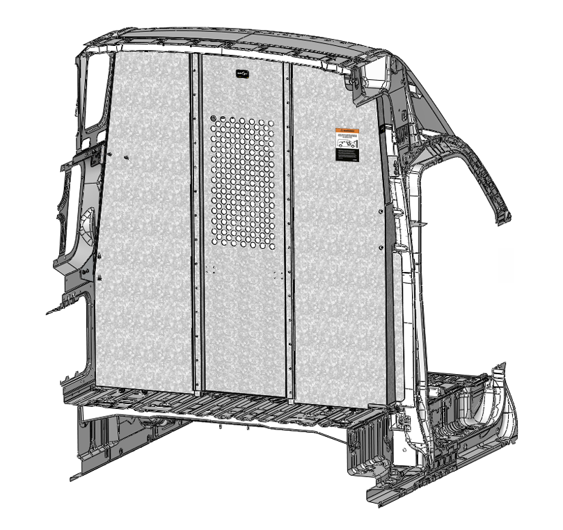 Van Partition, Straight, Nissan NV HR – C20-NH