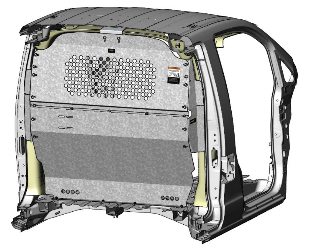 Van Partition, Contoured, Nissan NV200 – C10-W