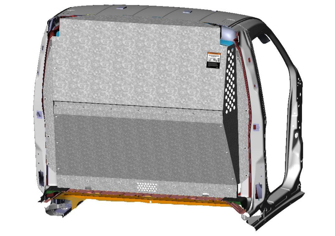 Van Partition, Contoured, Solid, Ram ProMaster City – C12-PC