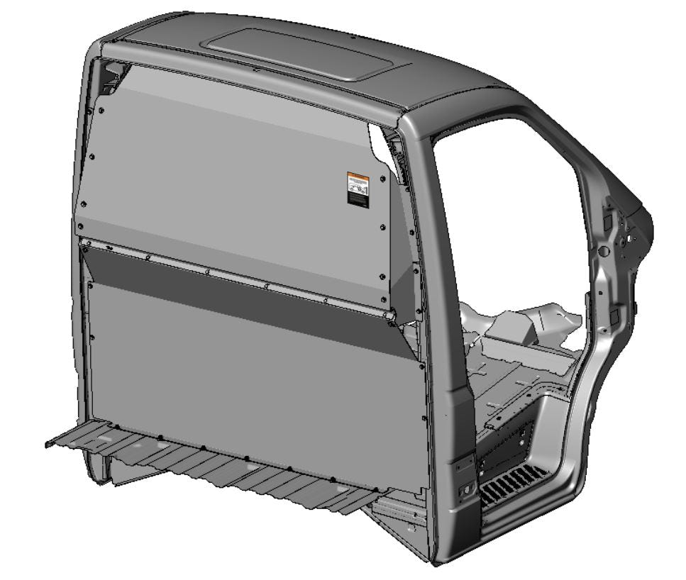 Mercedes Sprinter Van Partition, Contoured, Solid, LR – 3010-DL