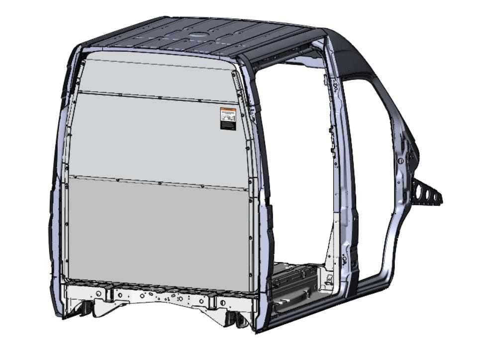 Straight Cargo Van Partition, Mercedes Sprinter HR – 3015-DH