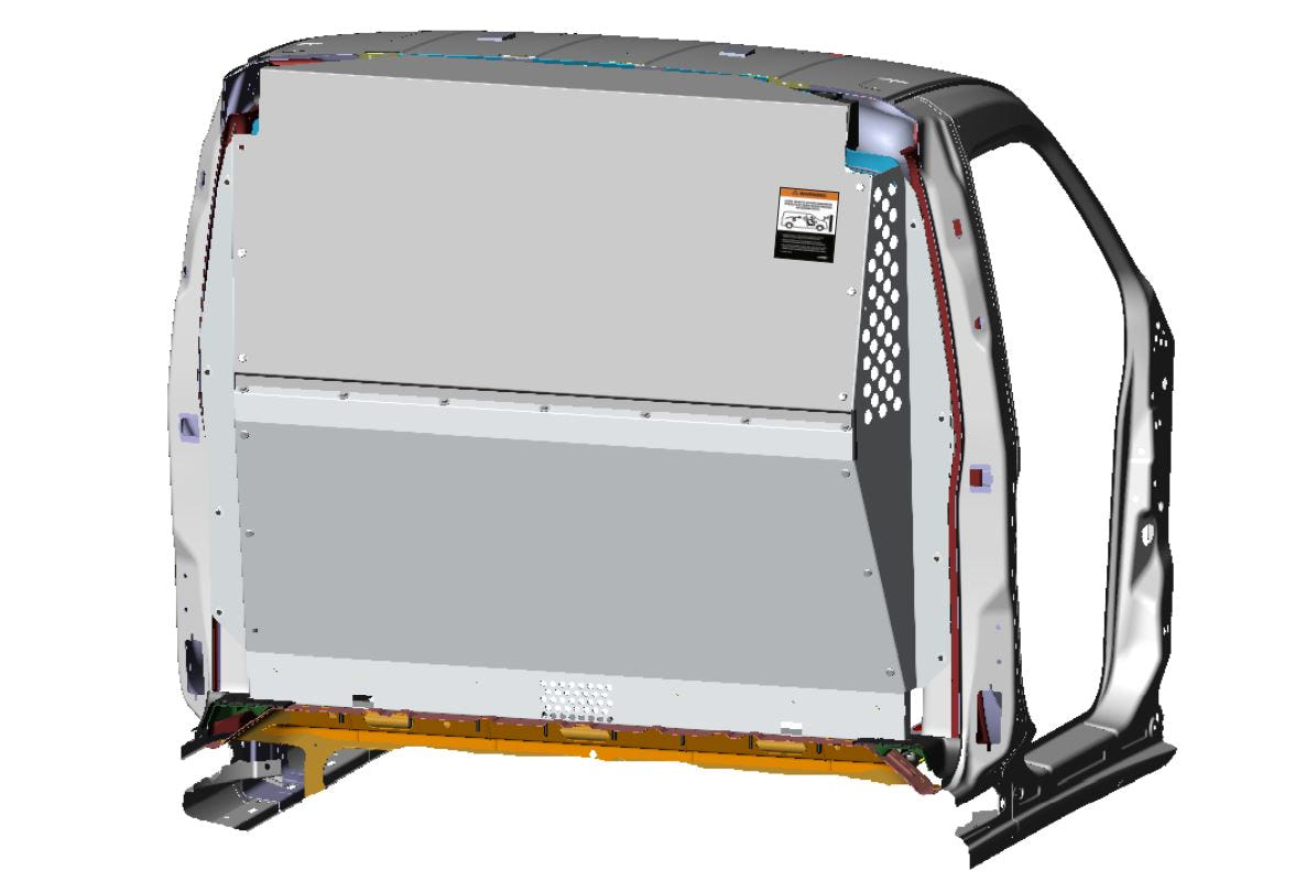 Contoured Cargo Van Partition, Solid, Ram ProMaster City – 3010-PC