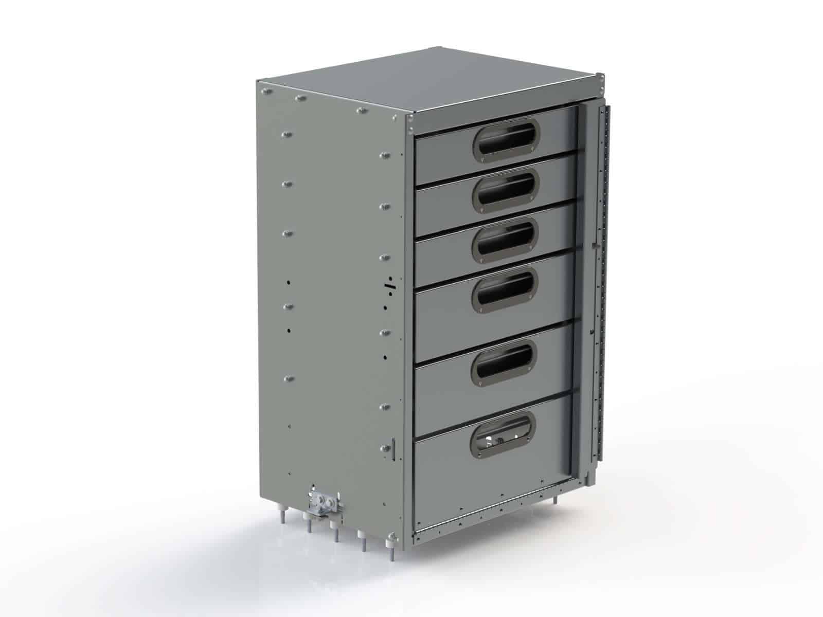 Cargo Van Cabinet, 5 Drawer & 1 Door – 5060-5