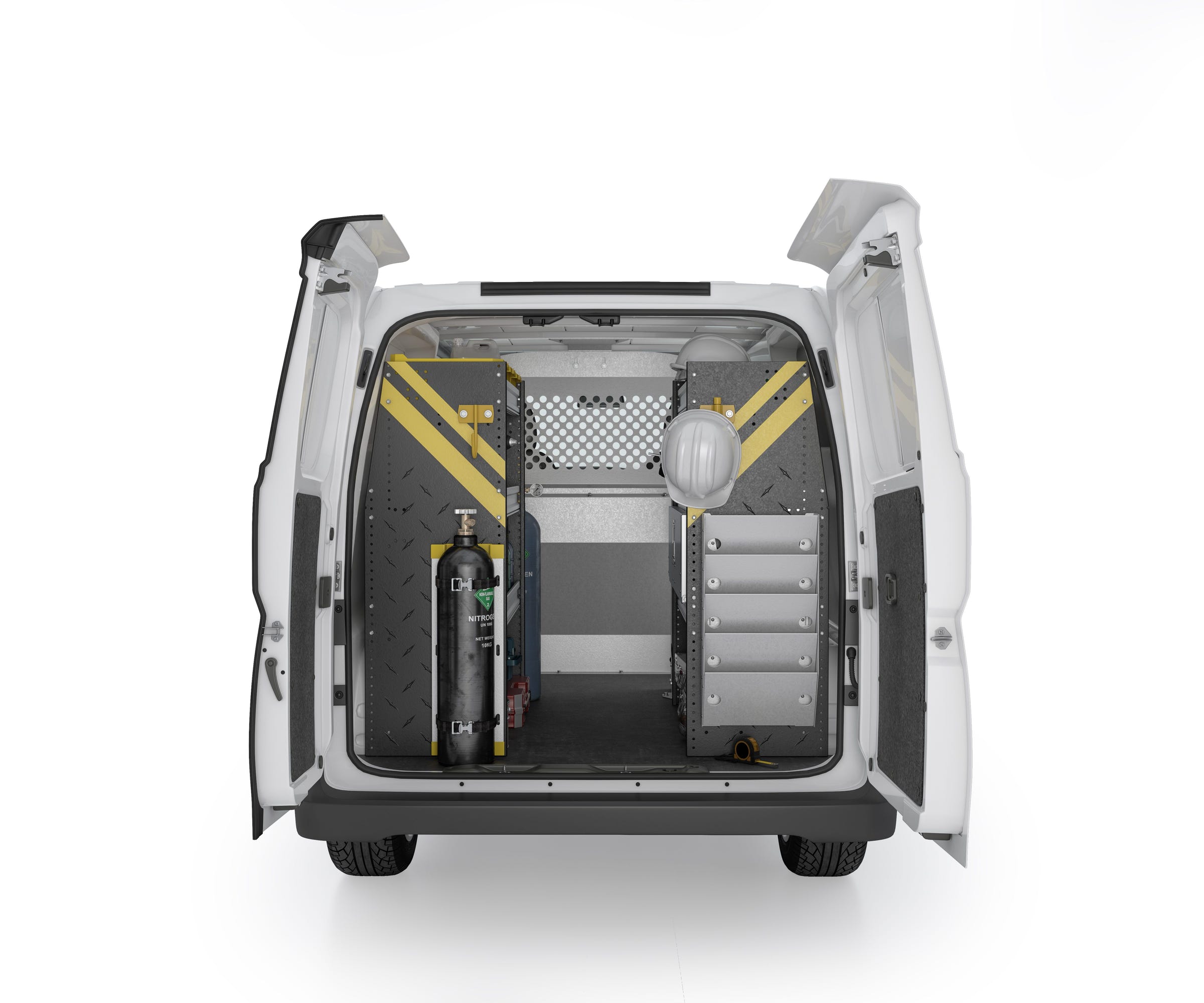 Van Partition, Contoured, Perf Window, GMC Savana / Chevy Express – C10-H