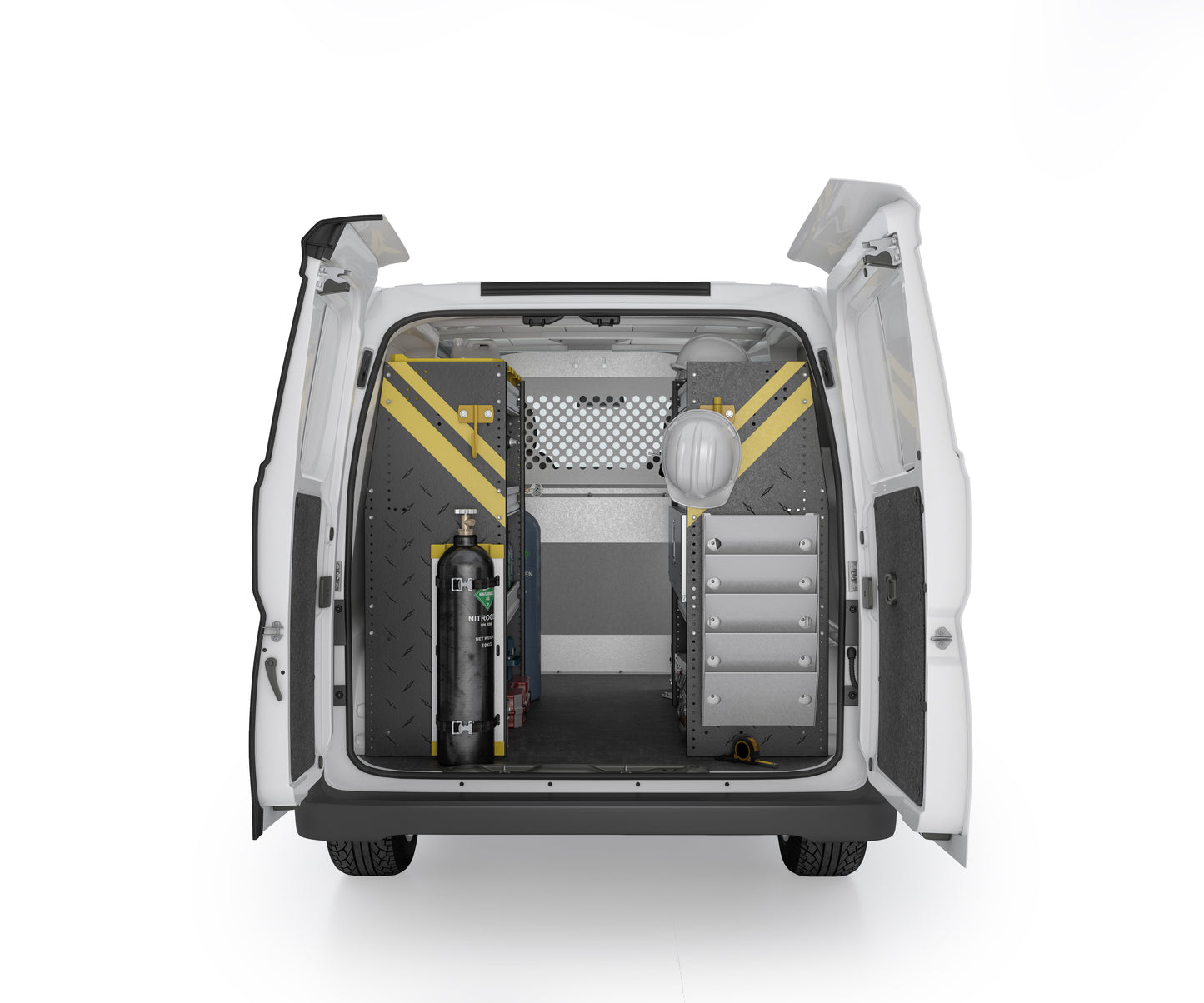 Van Partition, Contoured, Perf Window, GMC Savana / Chevy Express – C10-H