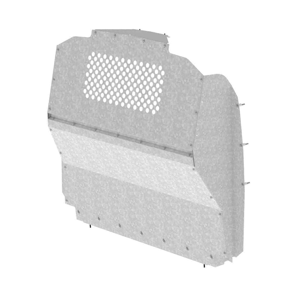 Contoured Van Partition with Perforated Window, Steel, Mercedes Metris – C10-MM