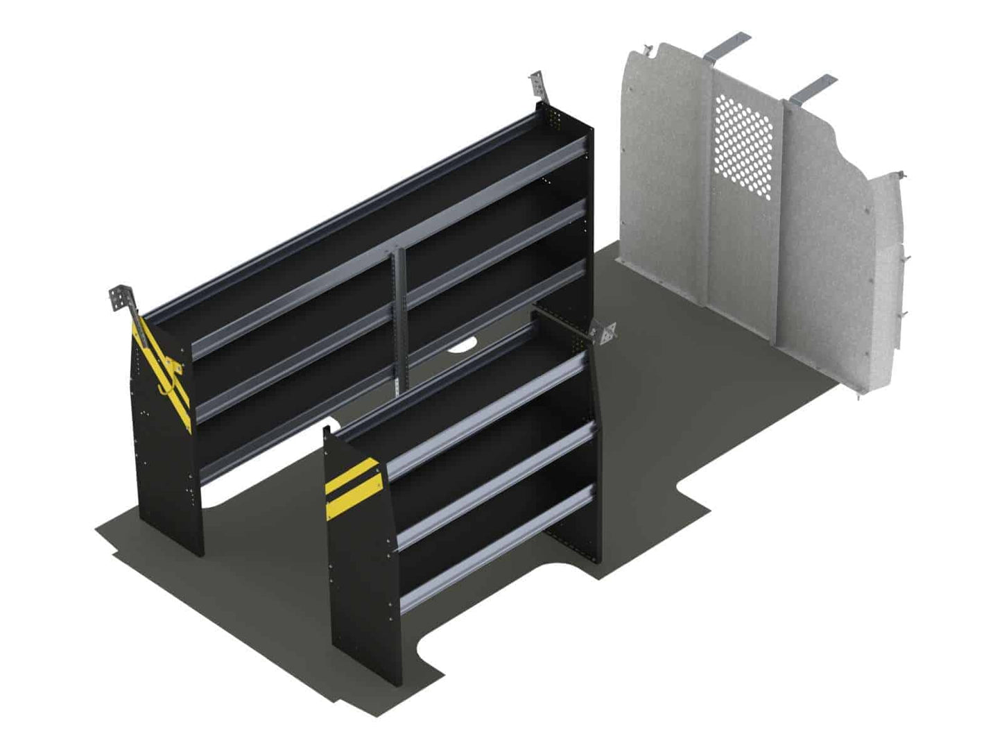 Contractor Van Shelving Package, Chevrolet Express, 155” WB – GSL-10