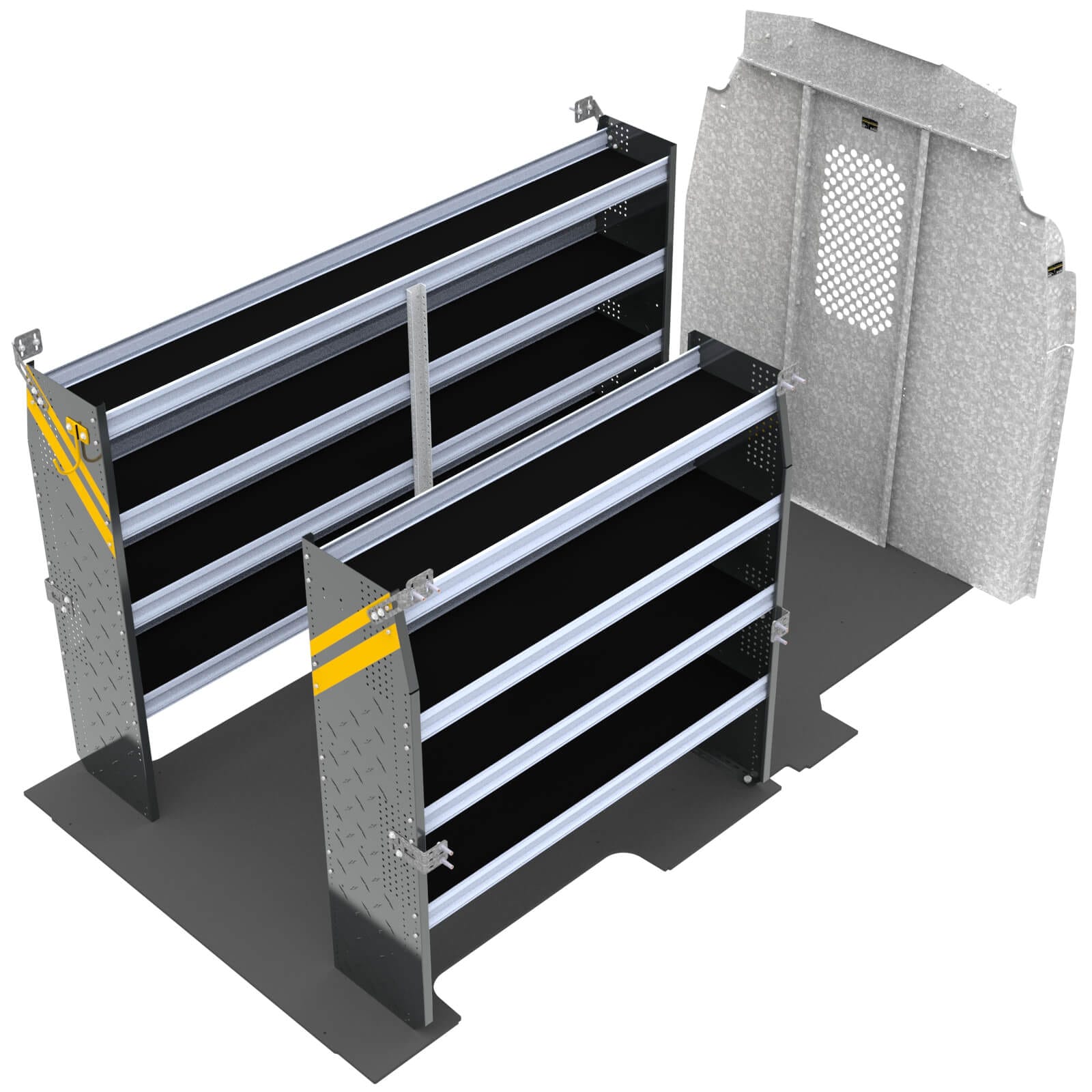 Ranger Design Shelving Package for Ford Transit 148" & 148" Extended High Roof – FTH-10