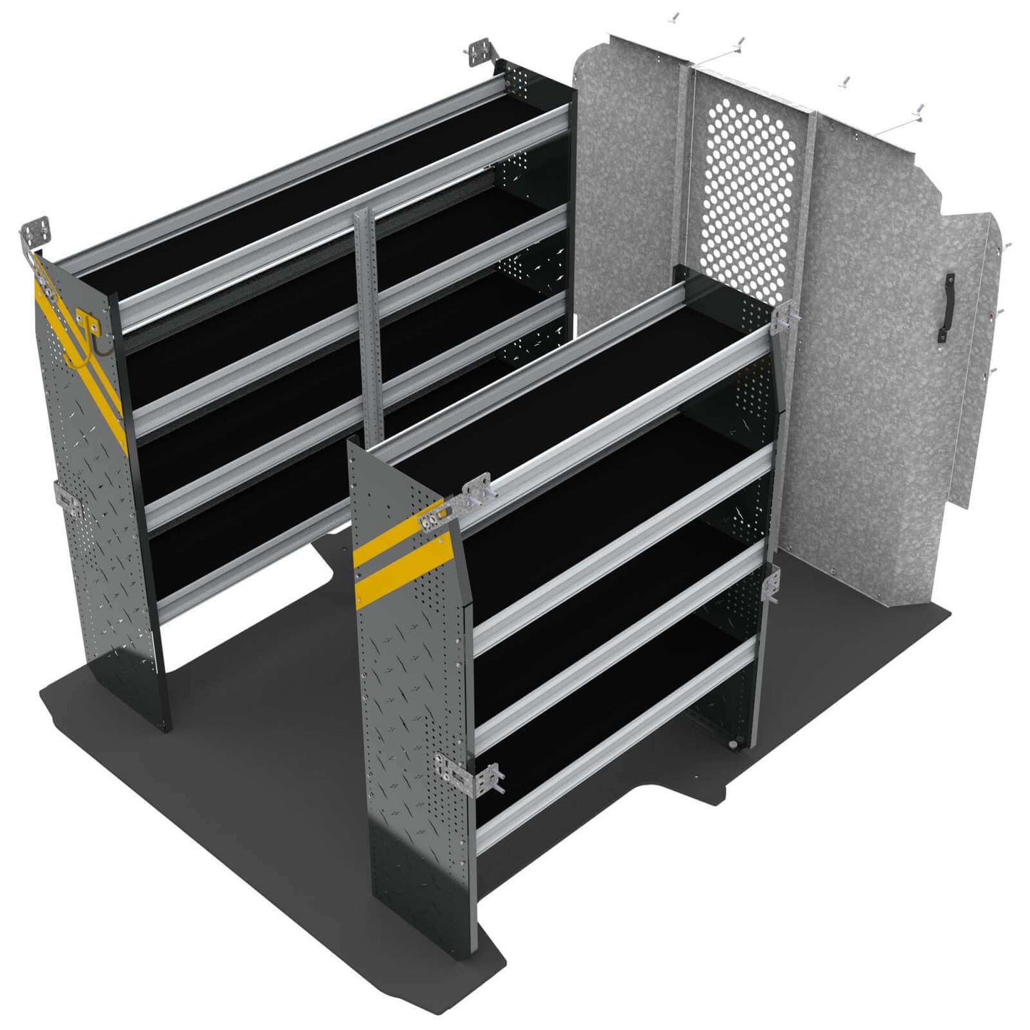 Contractor Van Shelving Package, RAM ProMaster, 118” / 136” WB – RPS-10