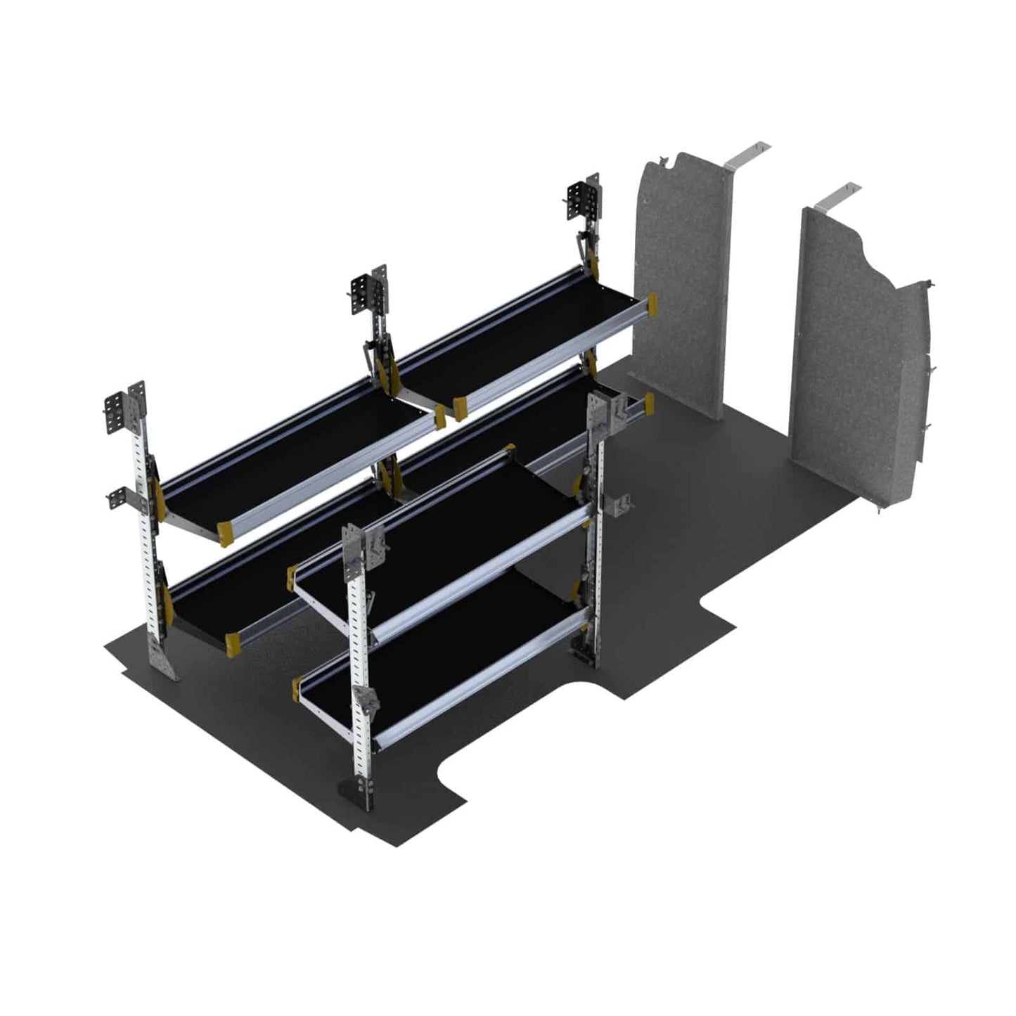 Delivery Van Shelving Package, Chevrolet Express, 155” WB – GSL-19
