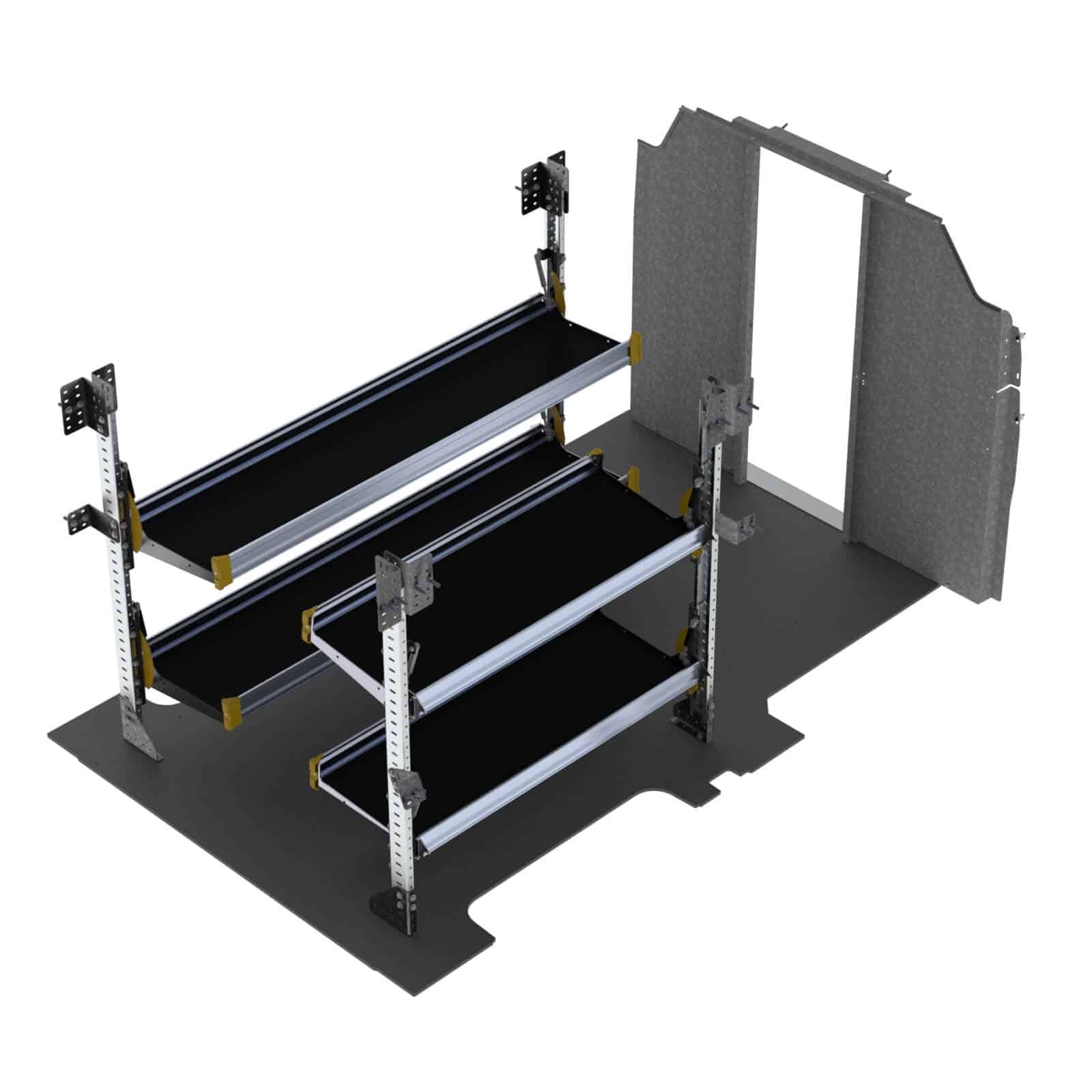 Delivery Van Shelving Package, Ford Transit Low Roof 130", 148" WB – FTL-19
