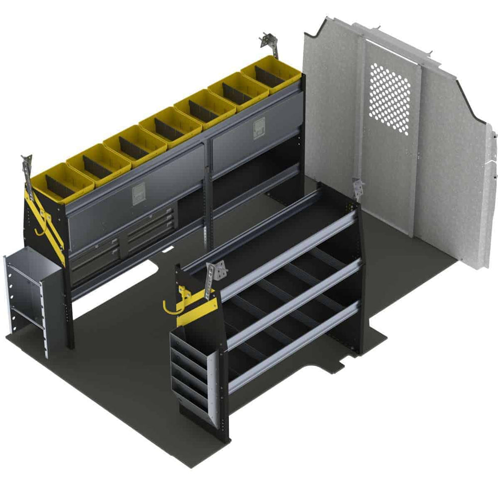 Electrician Van Shelving Package, Ford Transit Low Roof – FTL-11