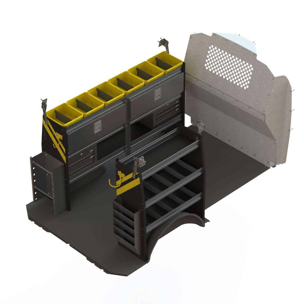 Electrician Van Shelving Package, Mercedes Metris All WB – MML-11