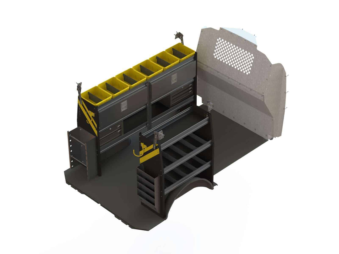 Electrician Van Shelving Package, Mercedes Metris All WB – MML-11