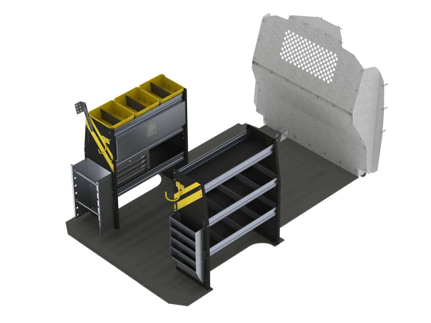 Electrician Van Shelving Package, Mercedes Metris All WB – MMR-11