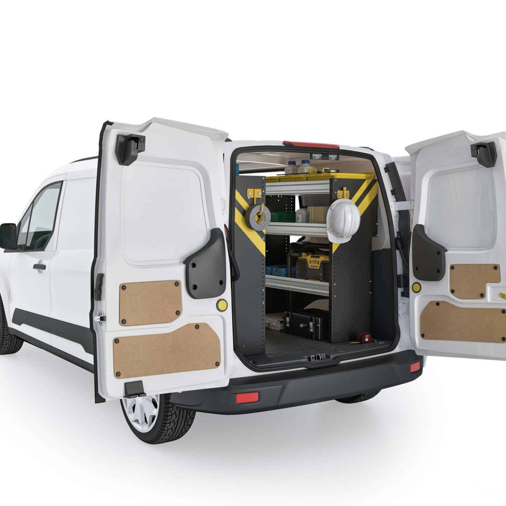 
                      
                        Mobile Service & Plumbing Van Shelving Package, Ford Transit Connect Long WB – TCL-16
                      
                    