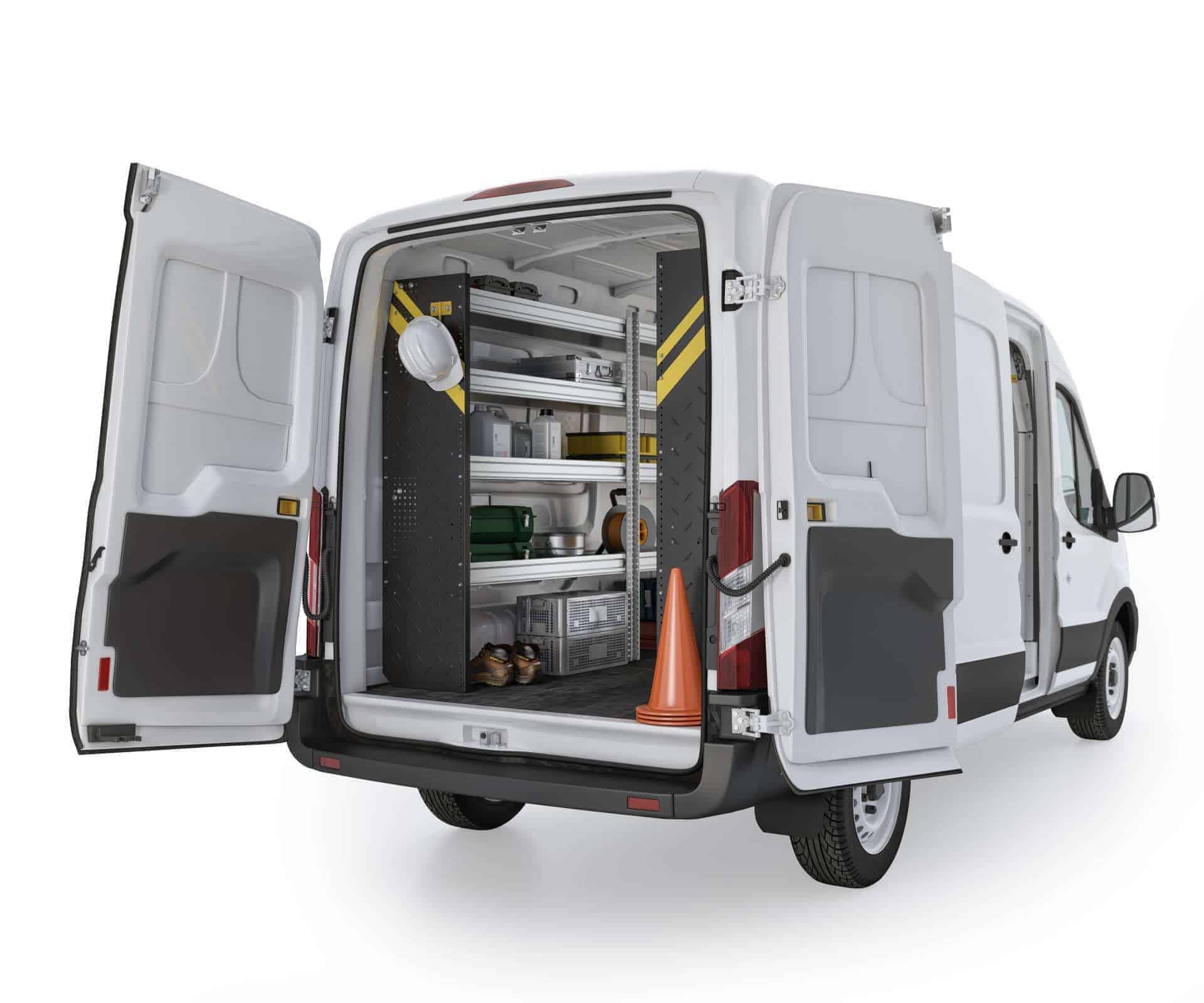 Contractor Van Shelving Package, Ford Transit Med Roof, 148” WB – FTM-10