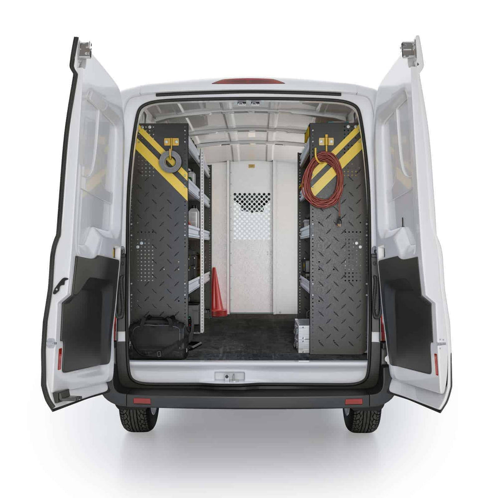 
                      
                        Mobile Service & Plumbing Van Shelving Package, Ford Transit Med Roof, 148” WB – FTM-16
                      
                    