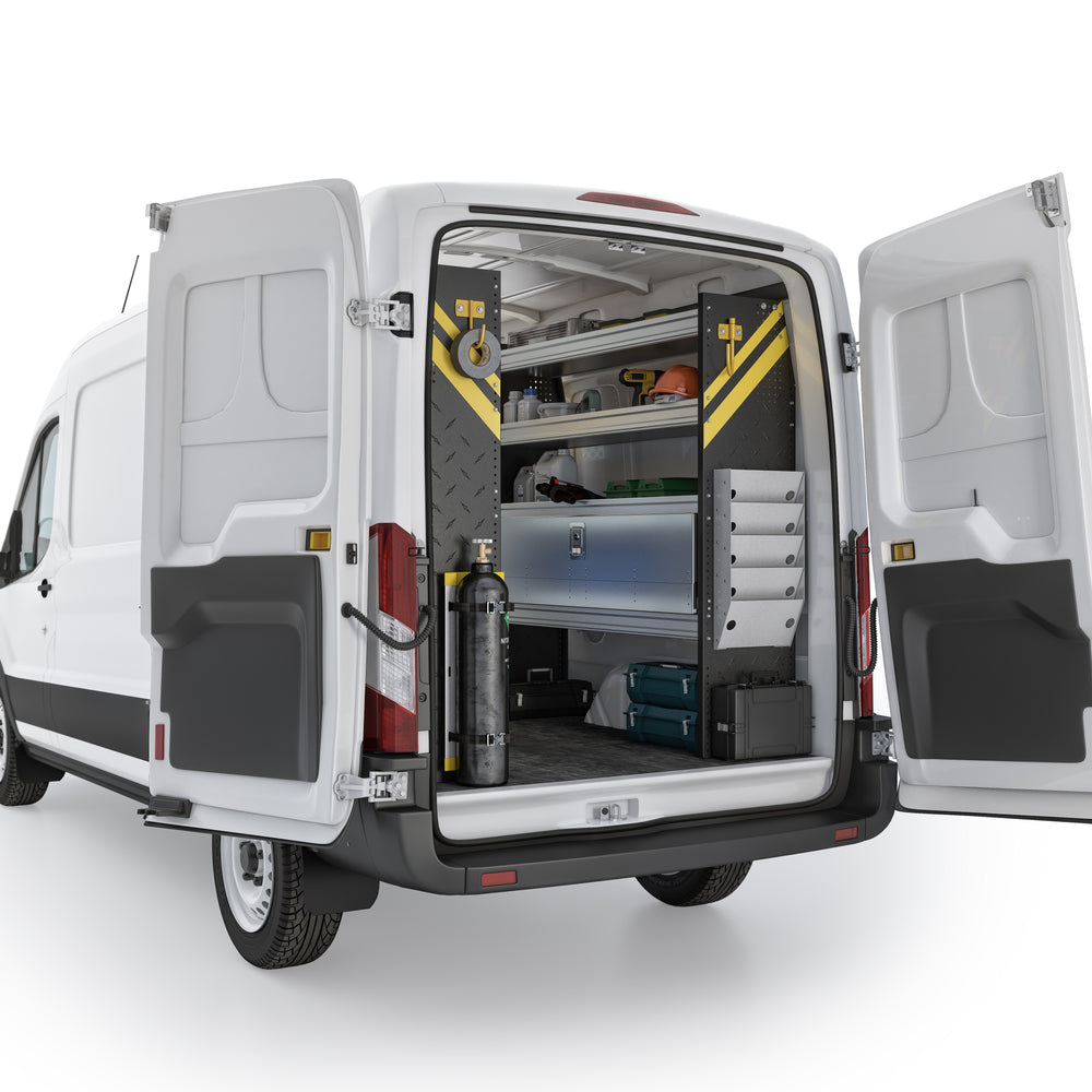 HVAC Van Shelving Package, Ford Transit Low Roof – FTL-12