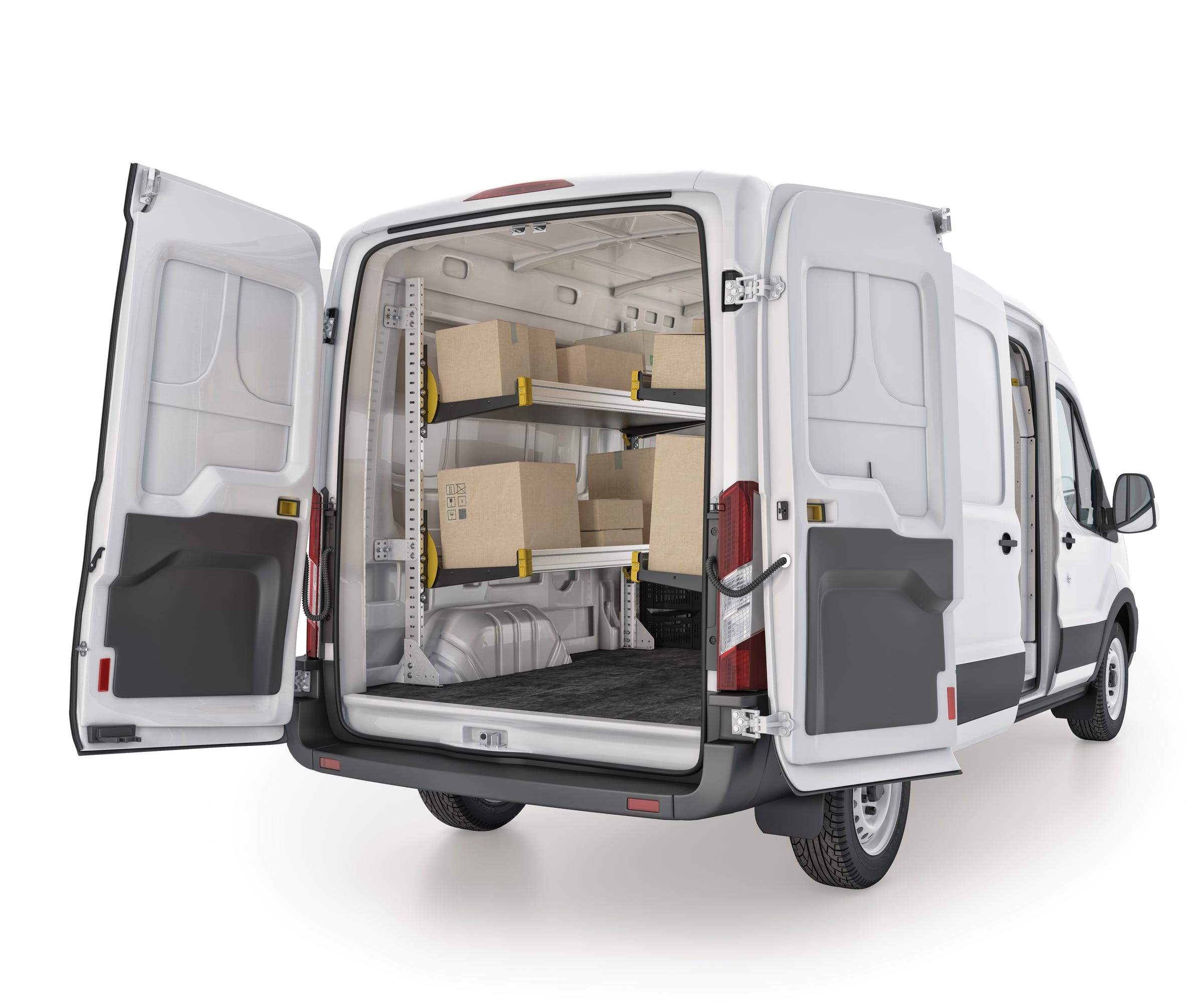 Delivery Van Shelving Package, Ford Transit Med Roof, 148” WB – FTM-19