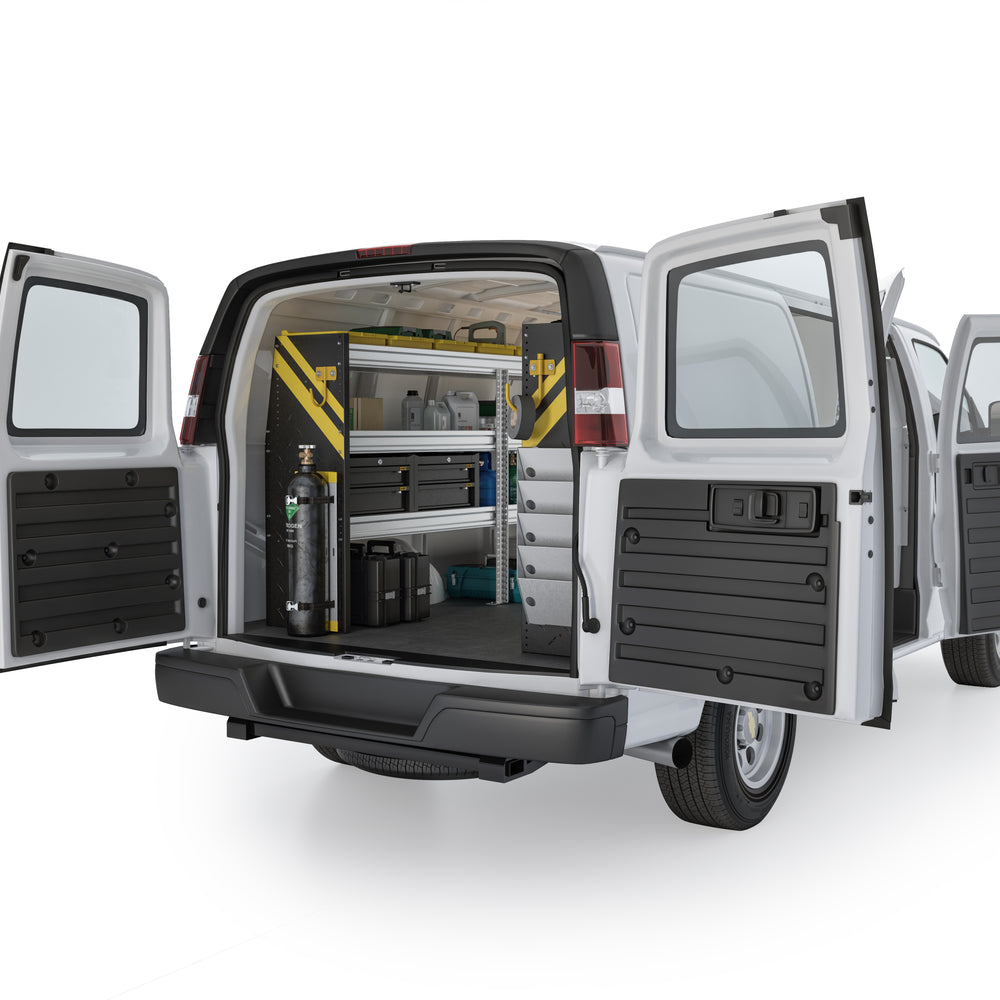 
                      
                        HVAC Van Shelving Package, Chevrolet Express, 135” WB – GSR-12
                      
                    