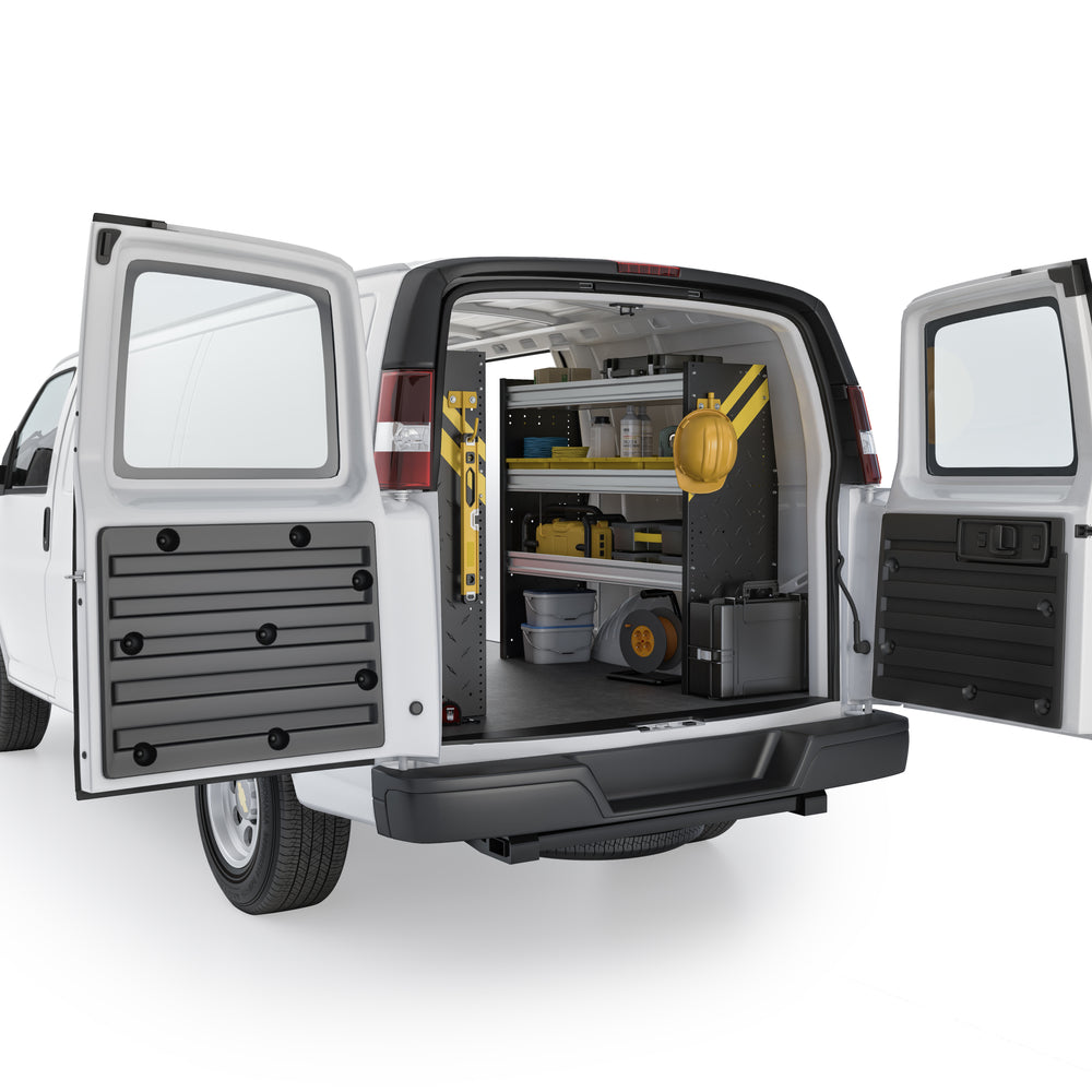 Mobile Service & Plumbing Van Shelving Package, Chevrolet Express, 135” WB – GSR-16