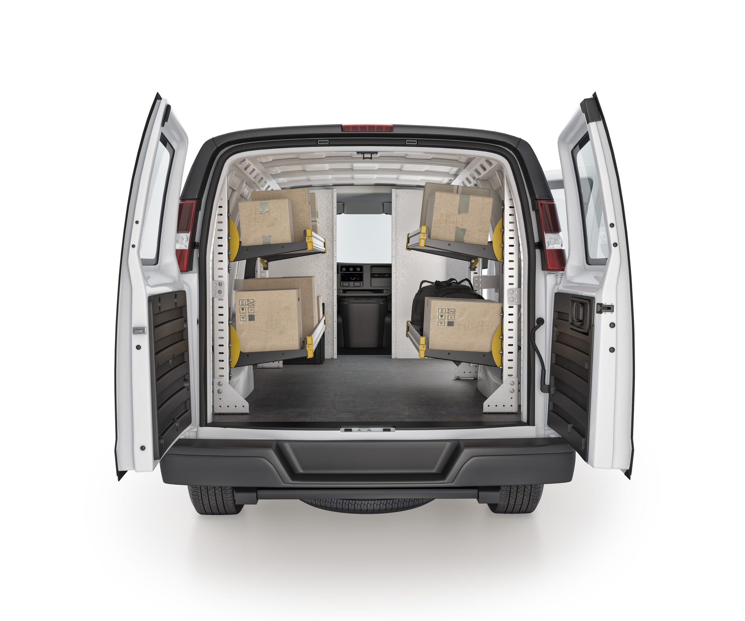 Delivery Van Shelving Package, Chevrolet Express, 135” WB – GSR-19