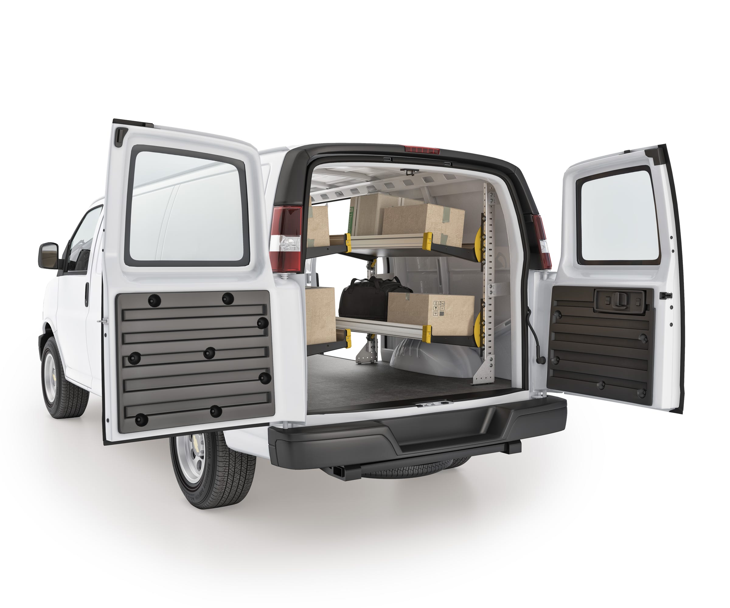 Delivery Van Shelving Package, Chevrolet Express, 155” WB – GSL-19