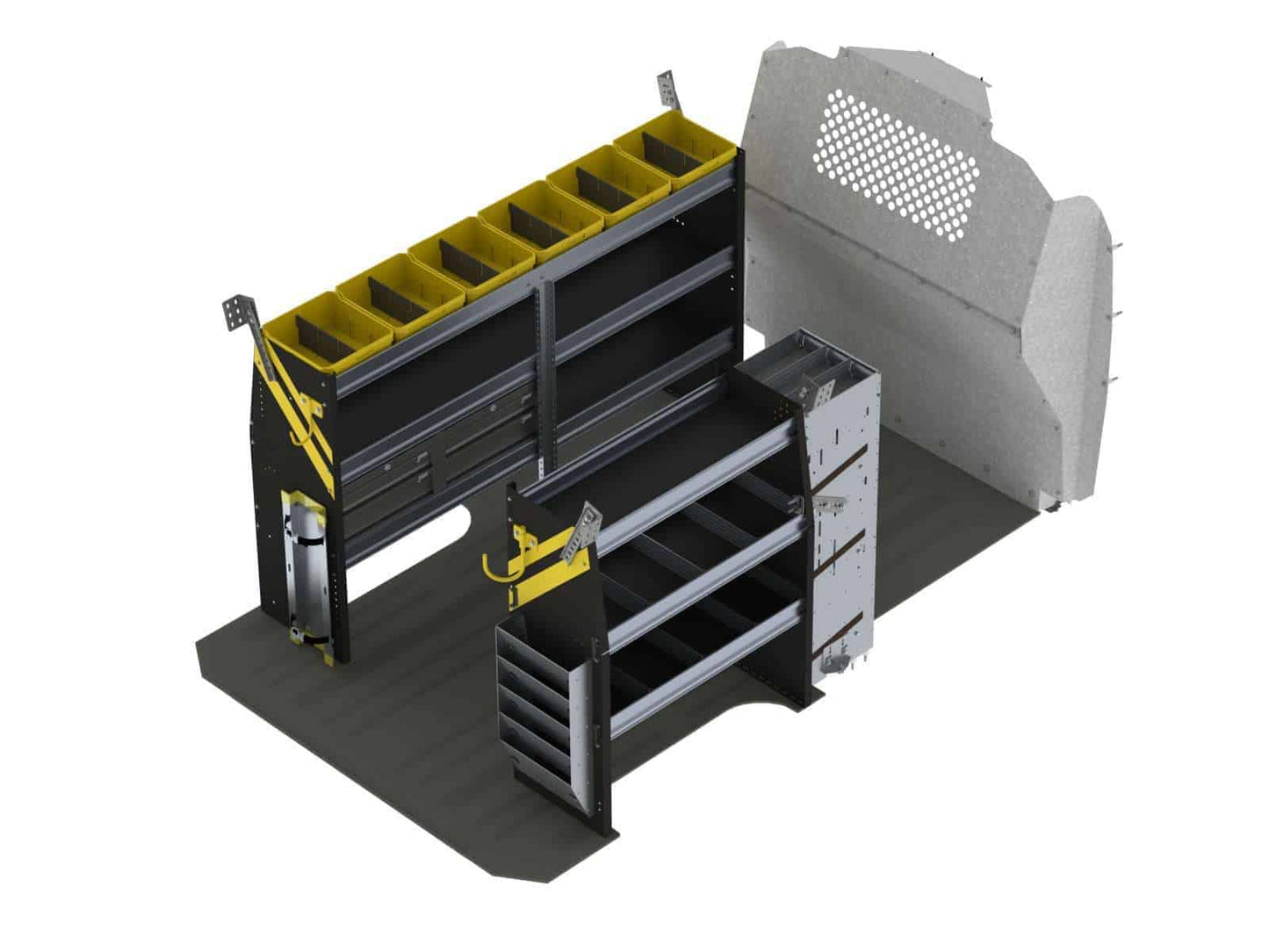 HVAC Van Shelving Package, Mercedes Metris All WB – MML-12