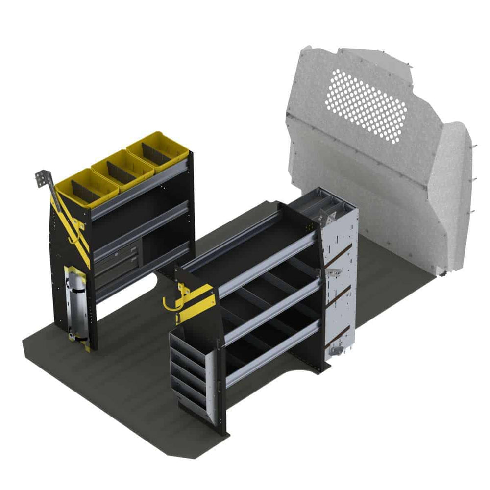 HVAC Van Shelving Package, Mercedes Metris All WB – MMR-12