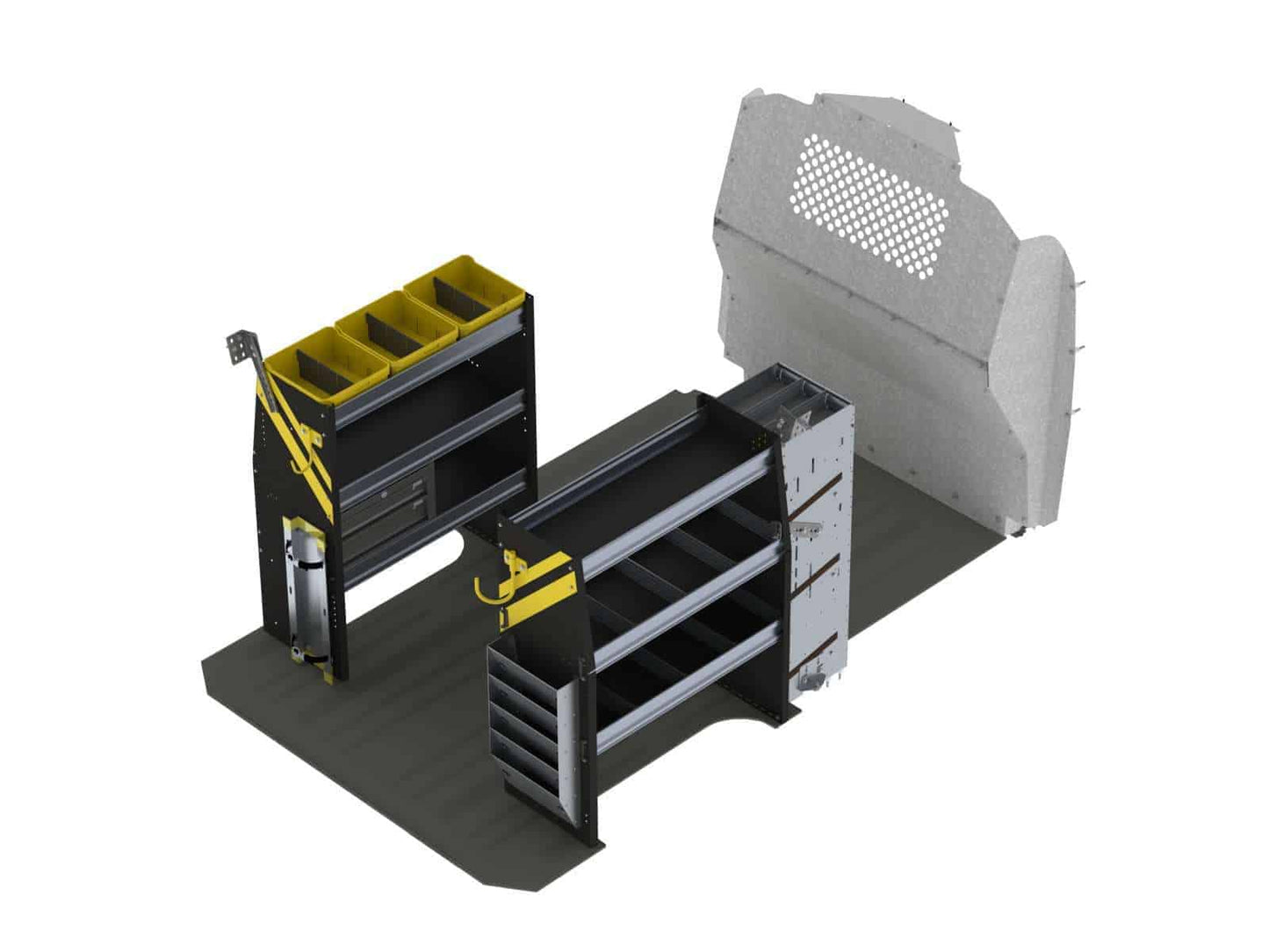HVAC Van Shelving Package, Mercedes Metris All WB – MMR-12