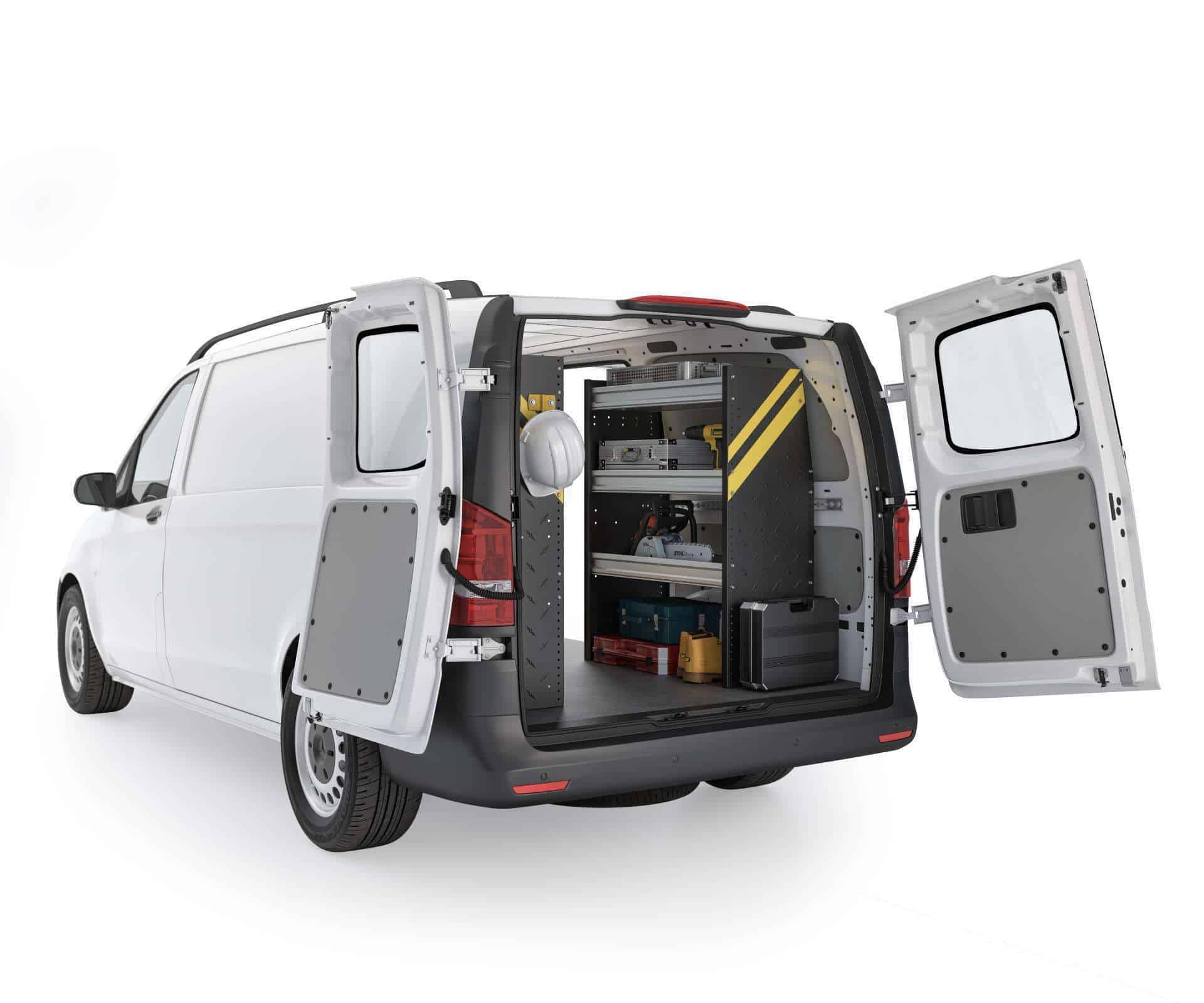 Contractor Van Shelving Package, Mercedes Metris All WB – MML-10