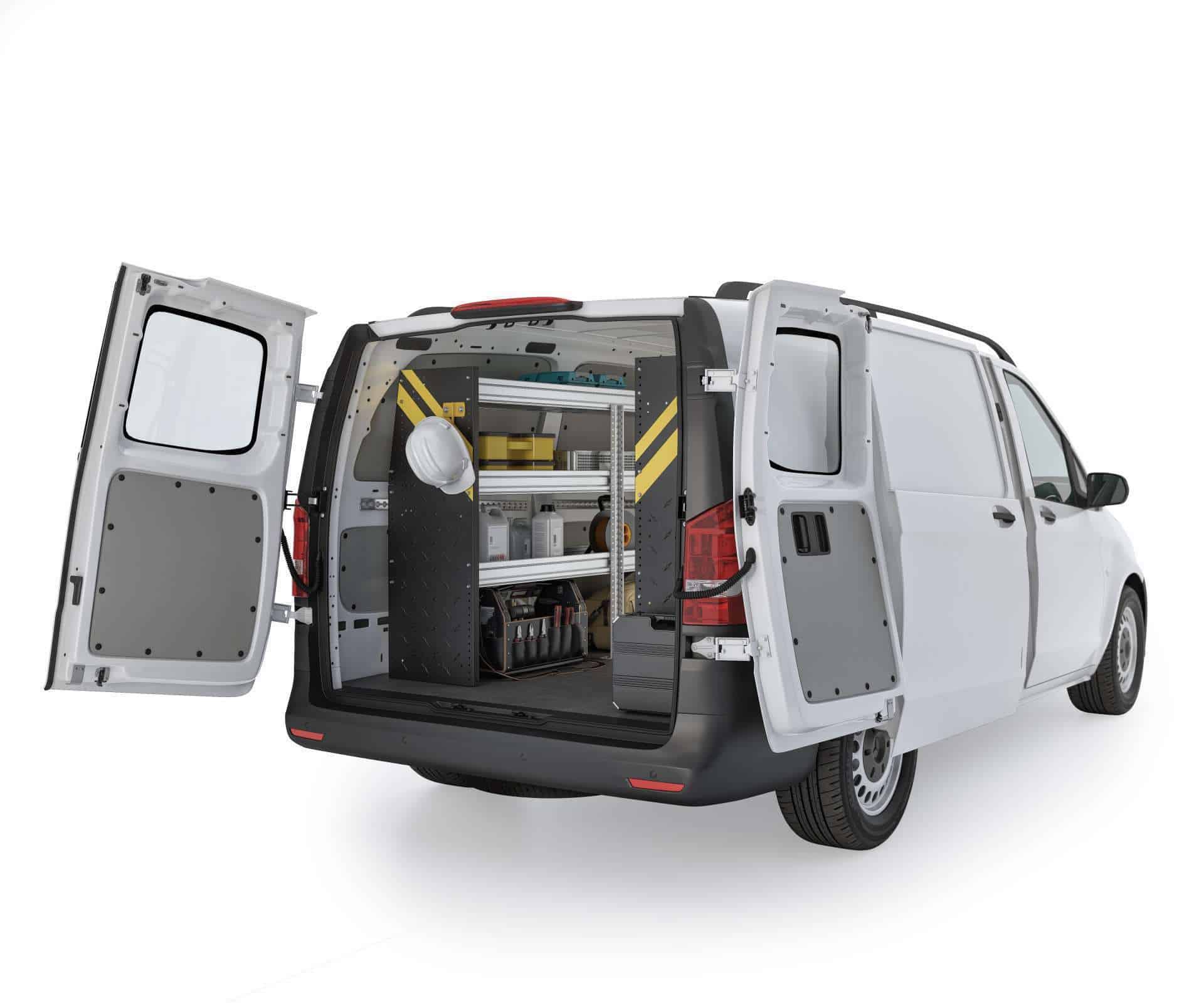 Contractor Van Shelving Package, Mercedes Metris All WB – MML-10