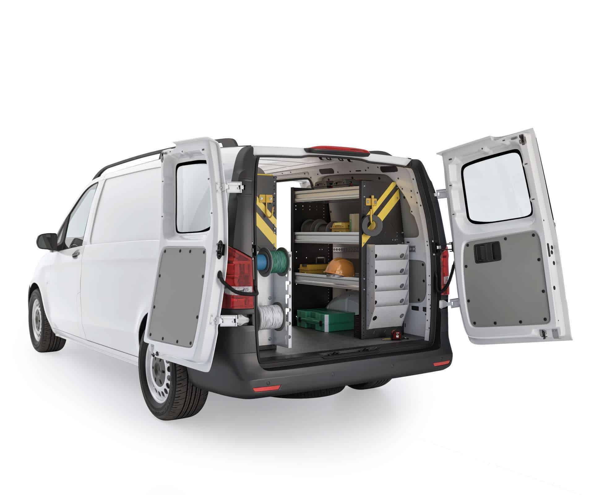 Electrician Van Shelving Package, Mercedes Metris All WB – MMR-11