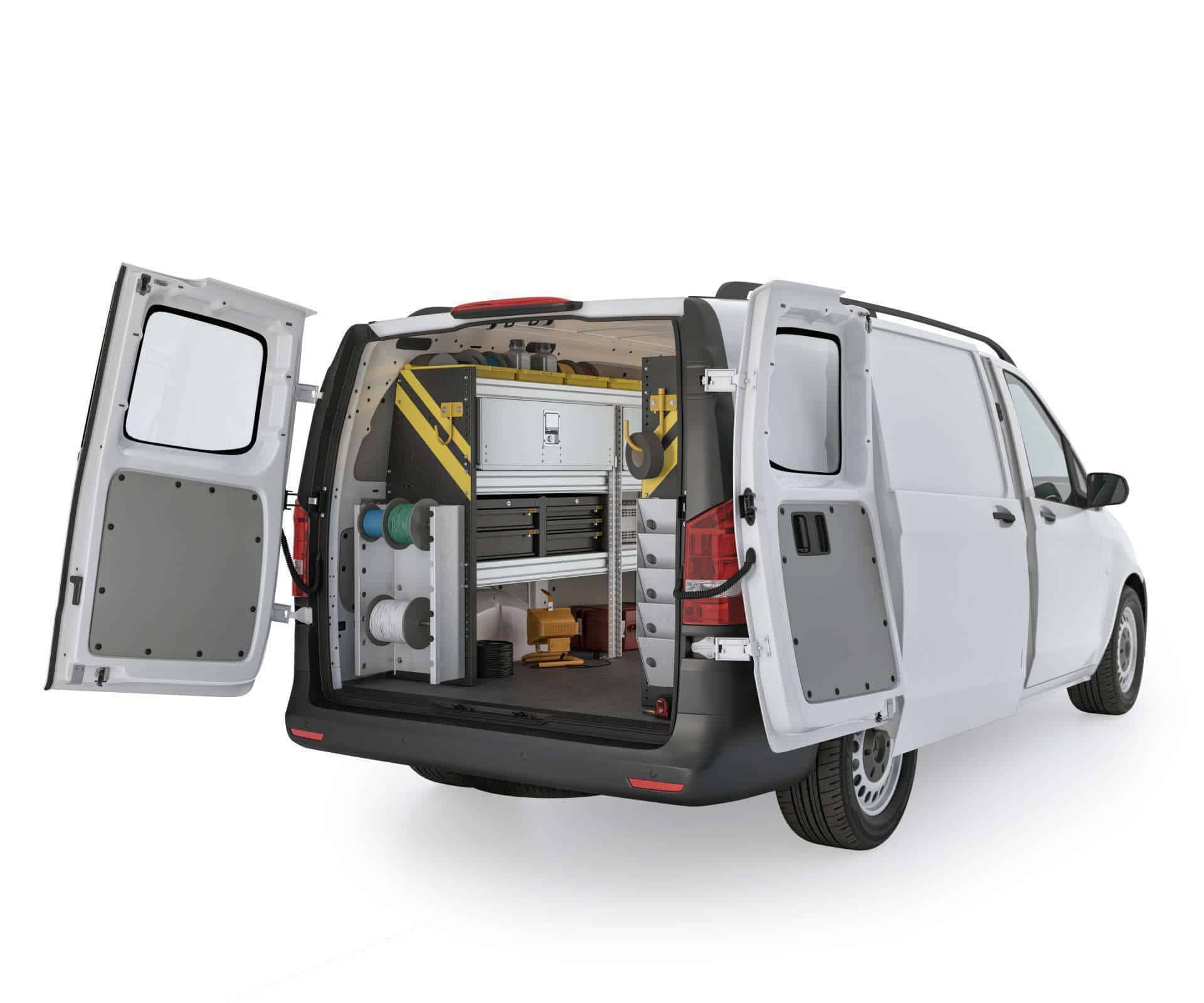 Electrician Van Shelving Package, Mercedes Metris All WB – MMR-11