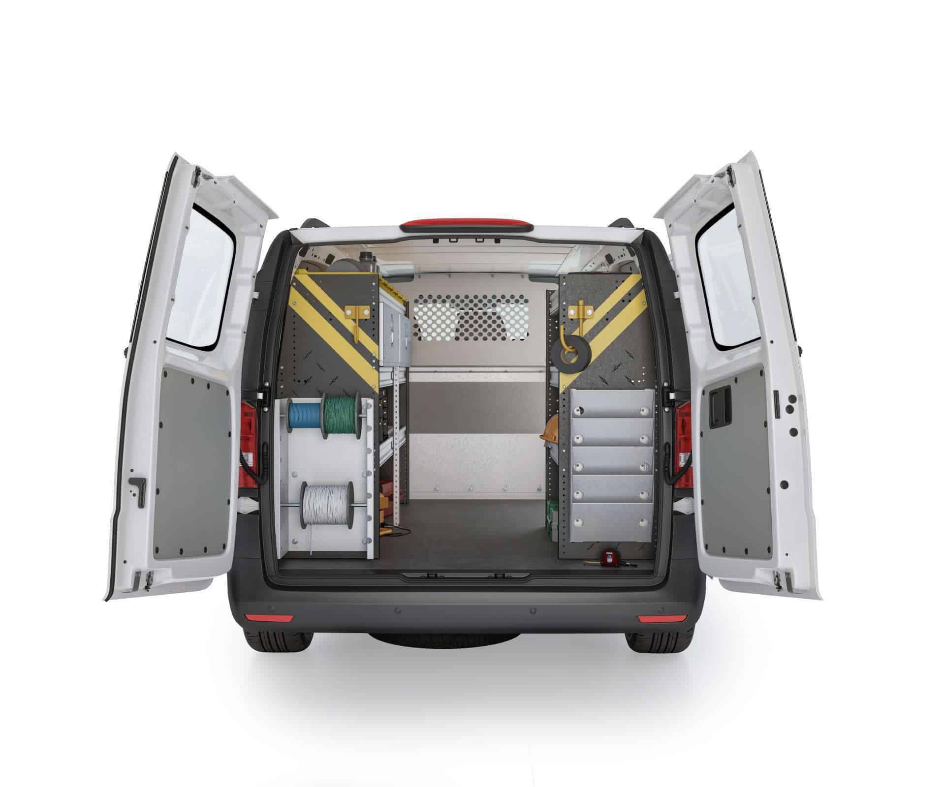 Electrician Van Shelving Package, Mercedes Metris All WB – MMR-11
