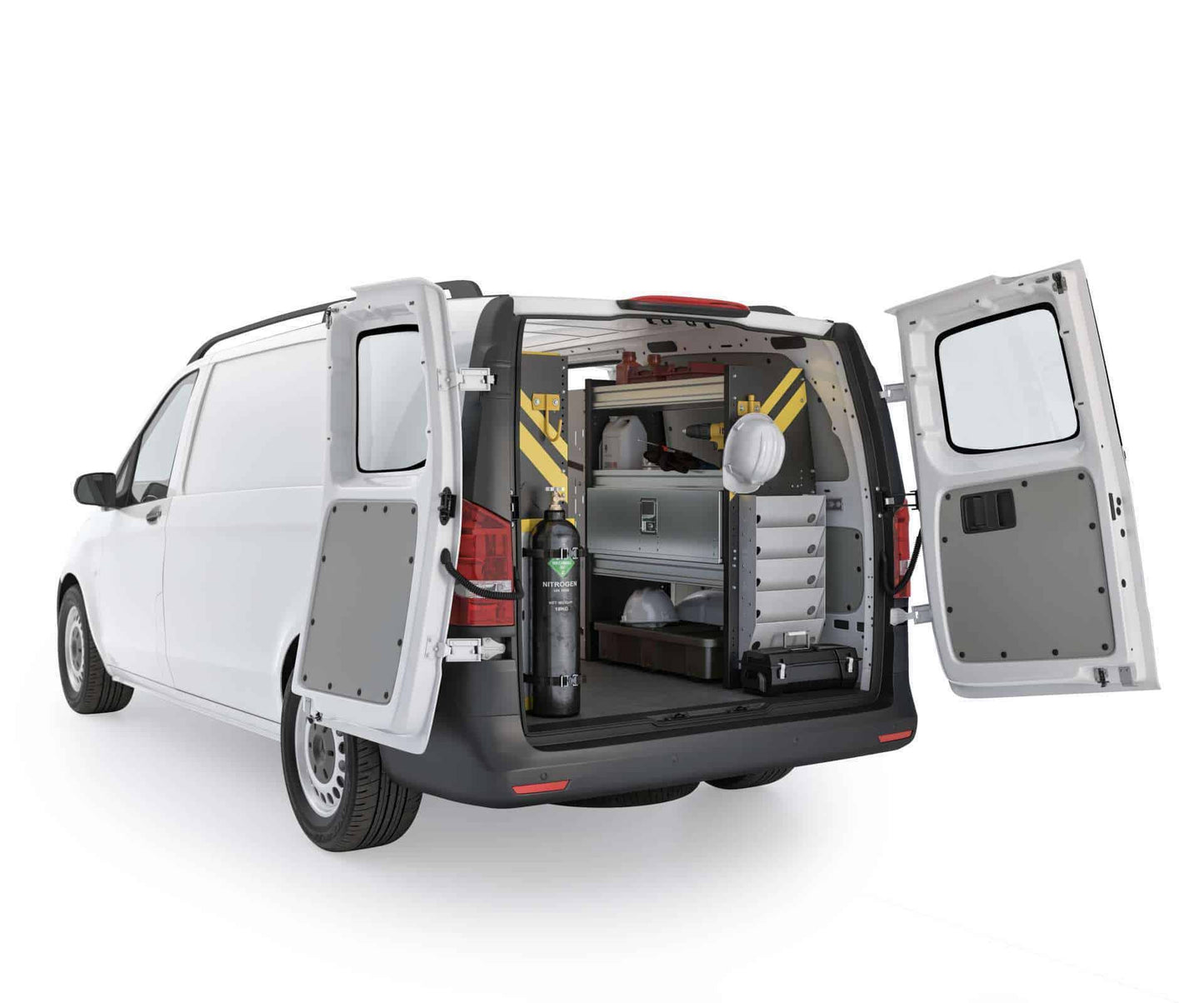 HVAC Van Shelving Package, Mercedes Metris All WB – MML-12