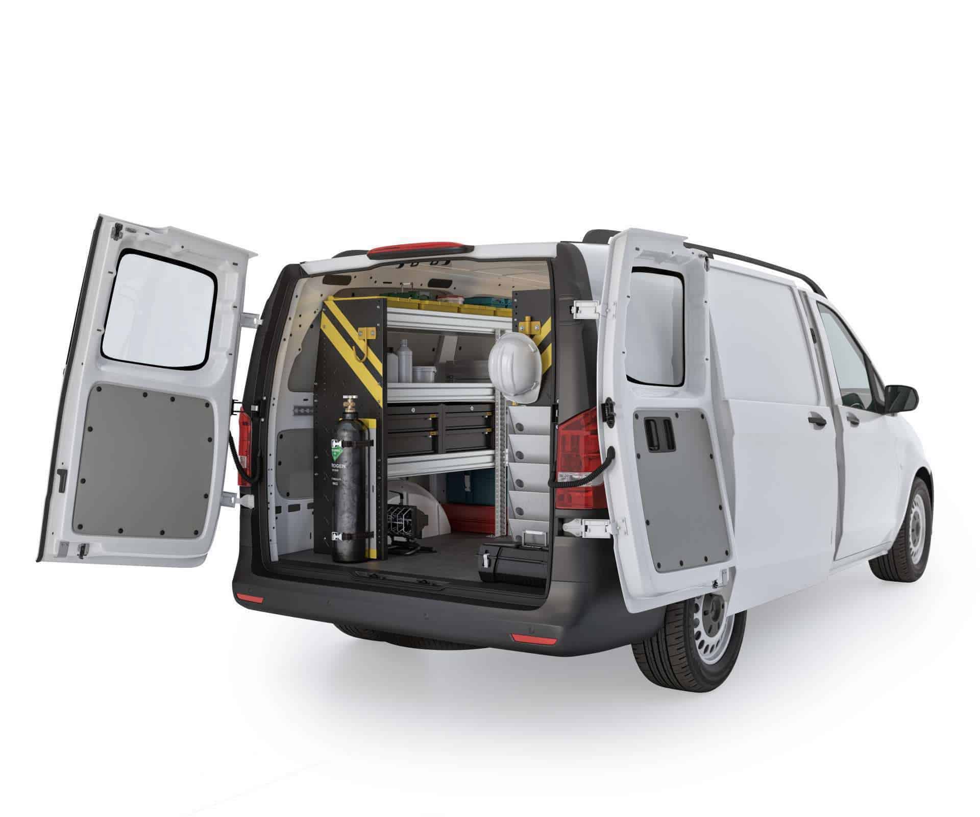 HVAC Van Shelving Package, Mercedes Metris All WB – MML-12