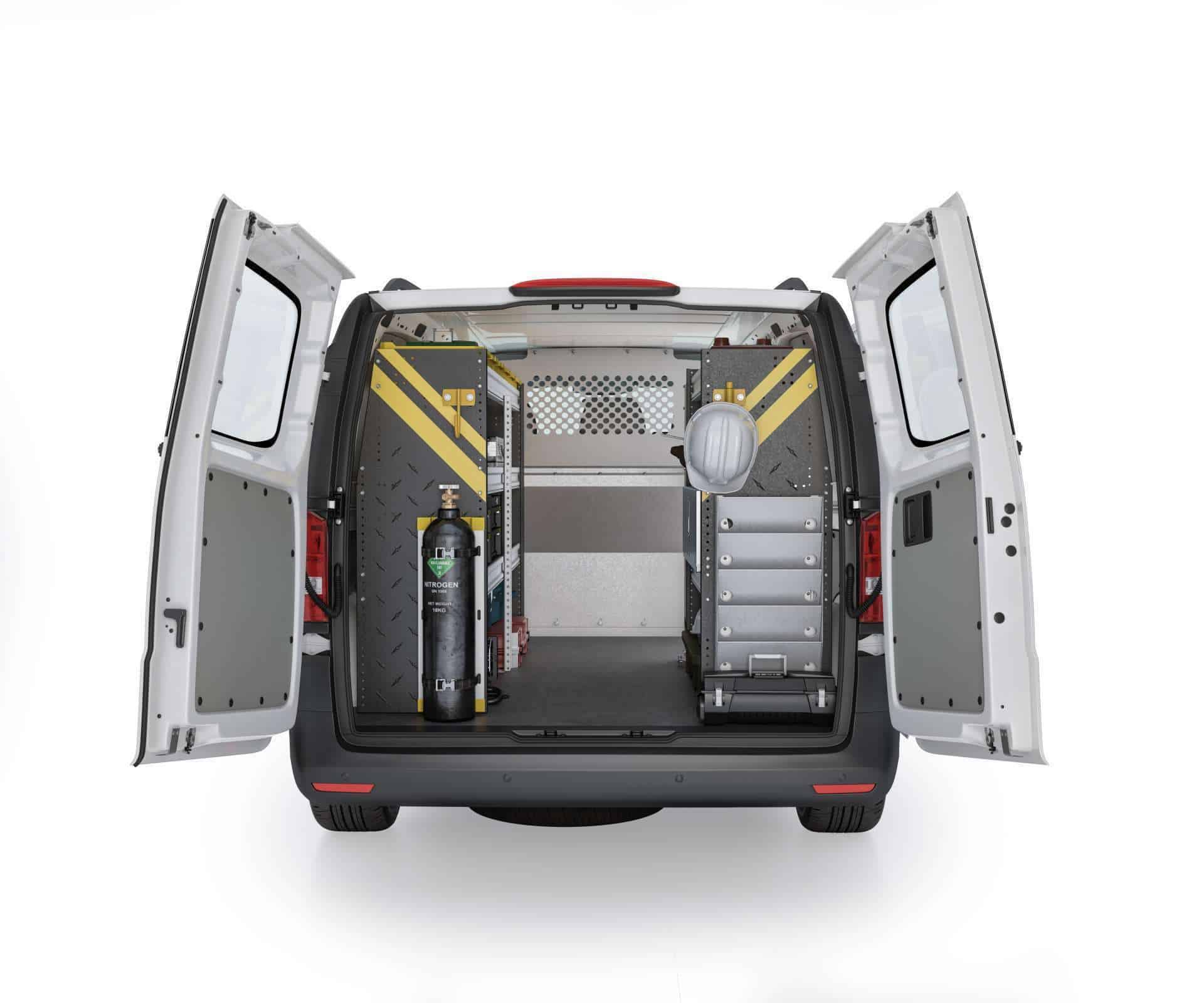 HVAC Van Shelving Package, Mercedes Metris All WB – MMR-12