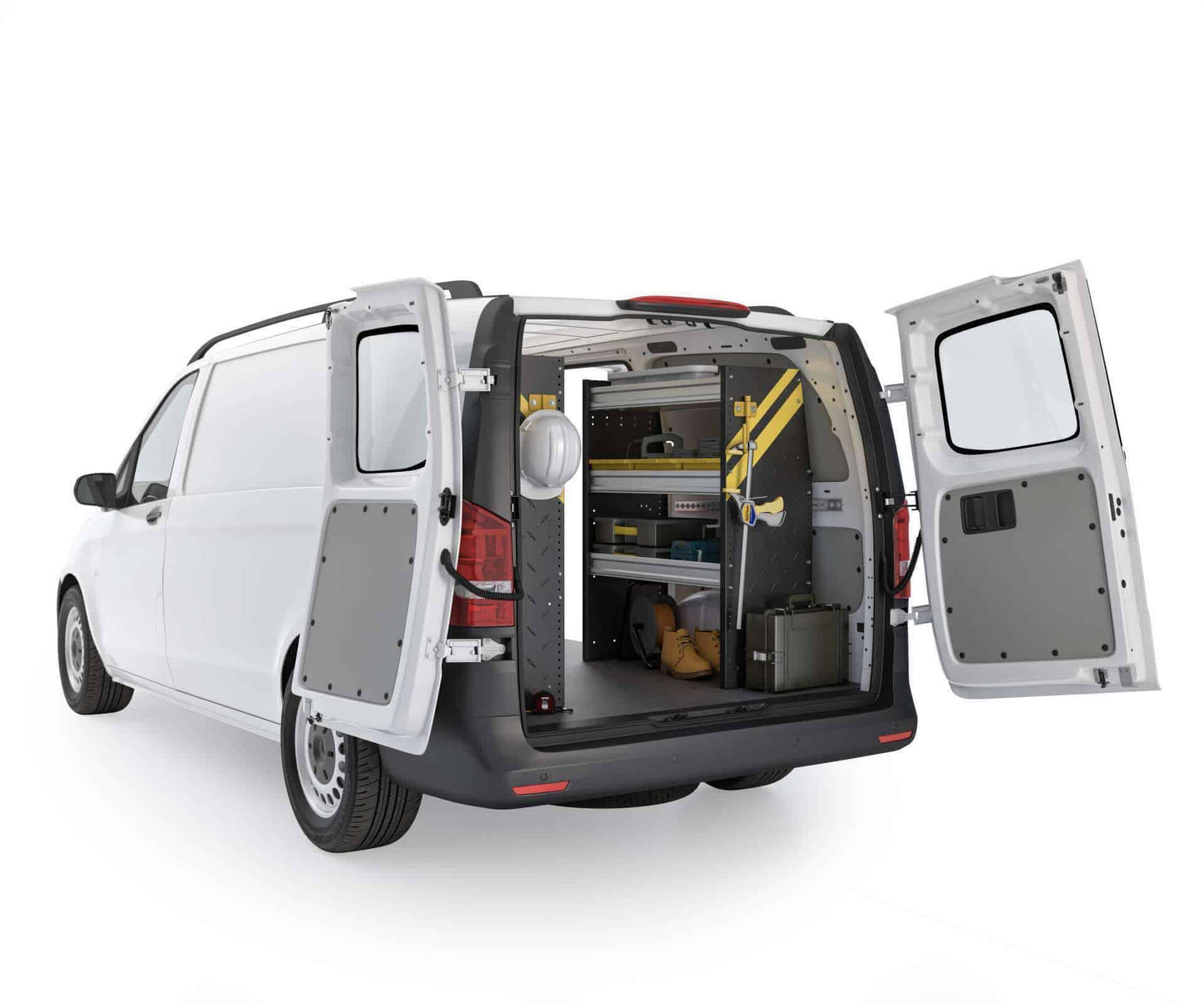 Mobile Service & Plumbing Van Shelving Package, Mercedes Metris All WB – MMR-16