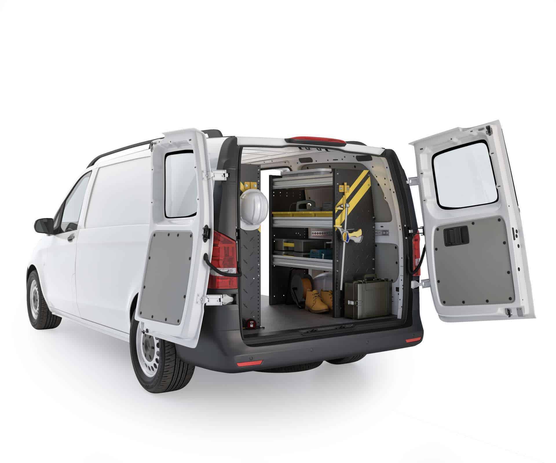 Mobile Service & Plumbing Van Shelving Package, Mercedes Metris All WB – MML-16